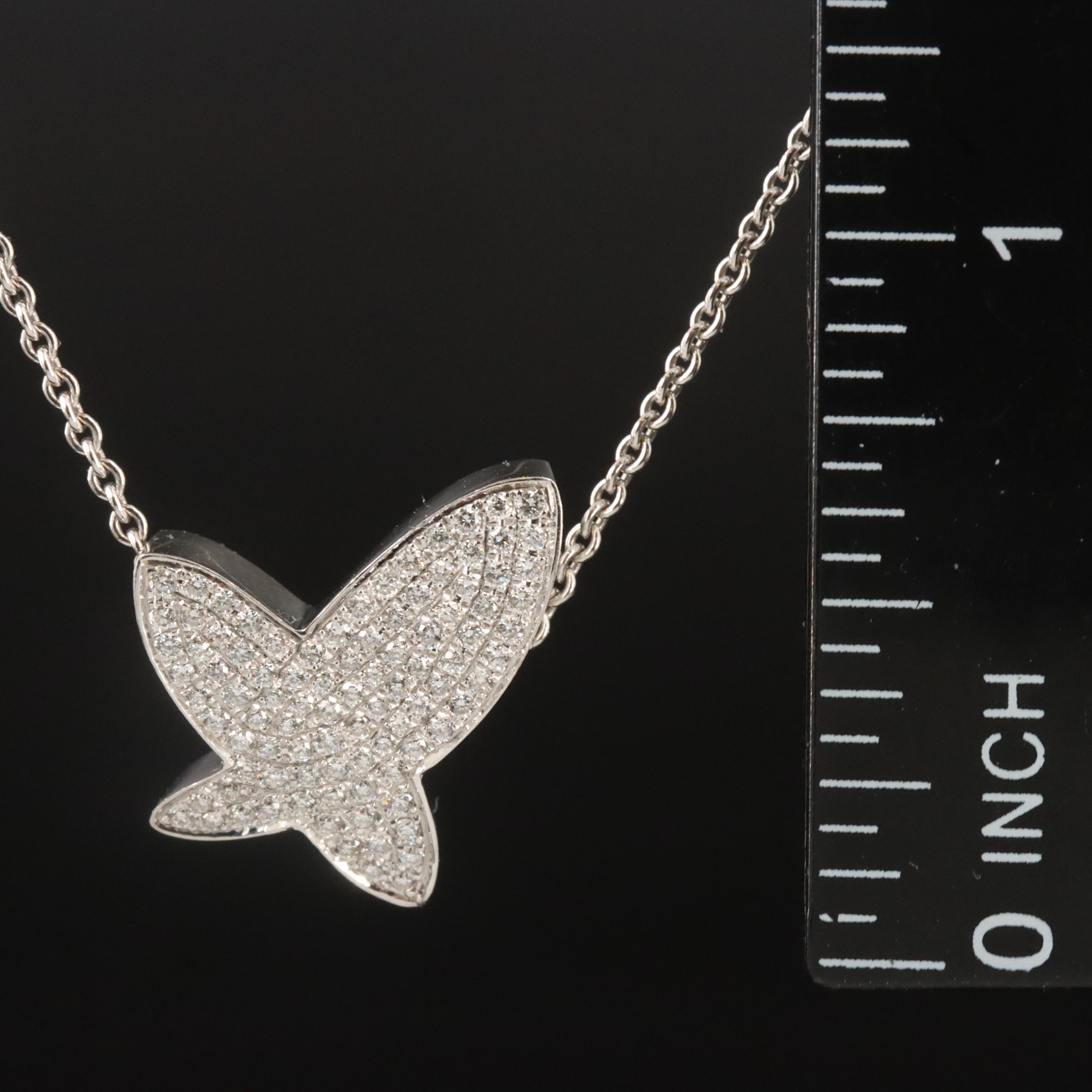 Movado 18K 0.50 CTW Diamond Pendant Necklace