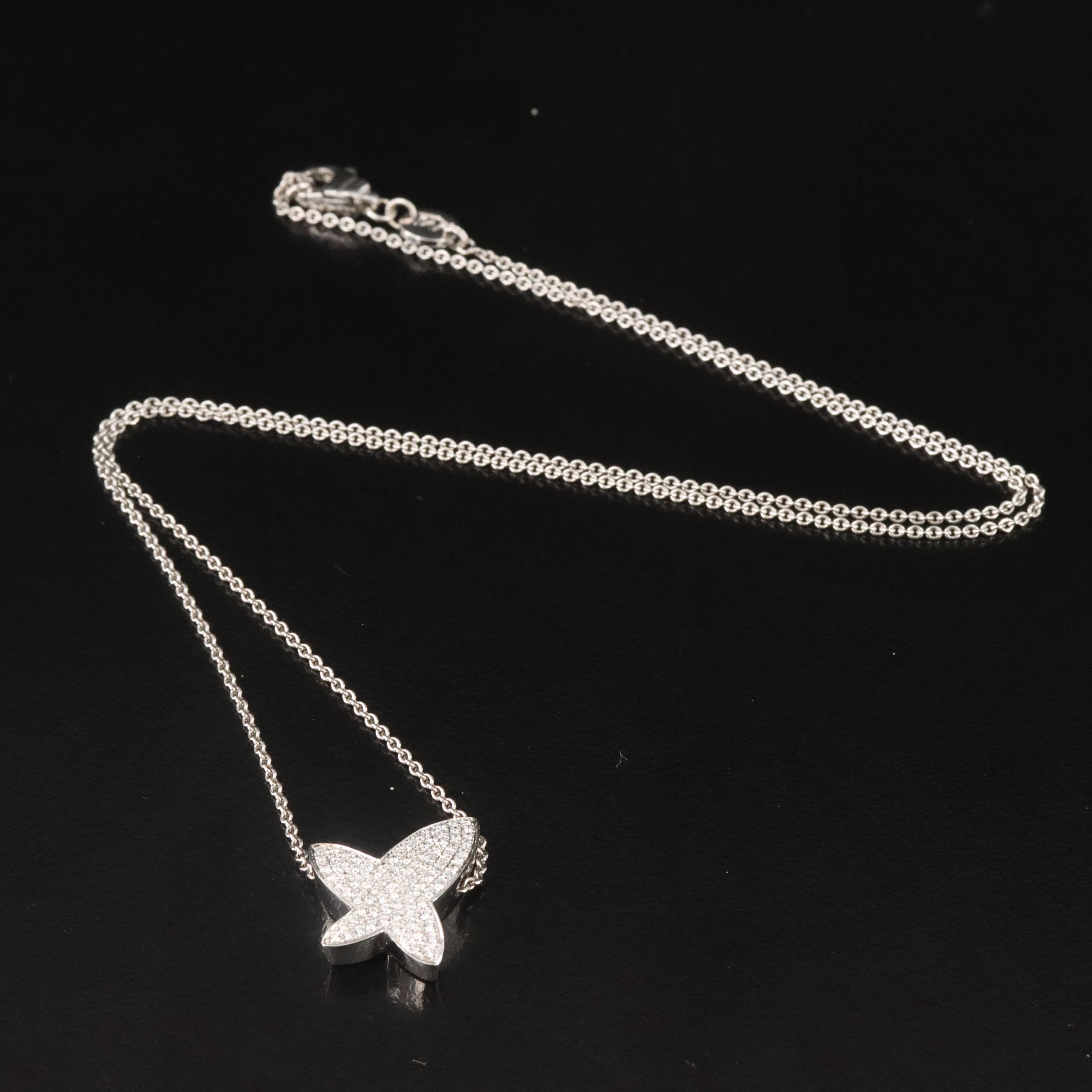 Movado 18K 0.50 CTW Diamond Pendant Necklace