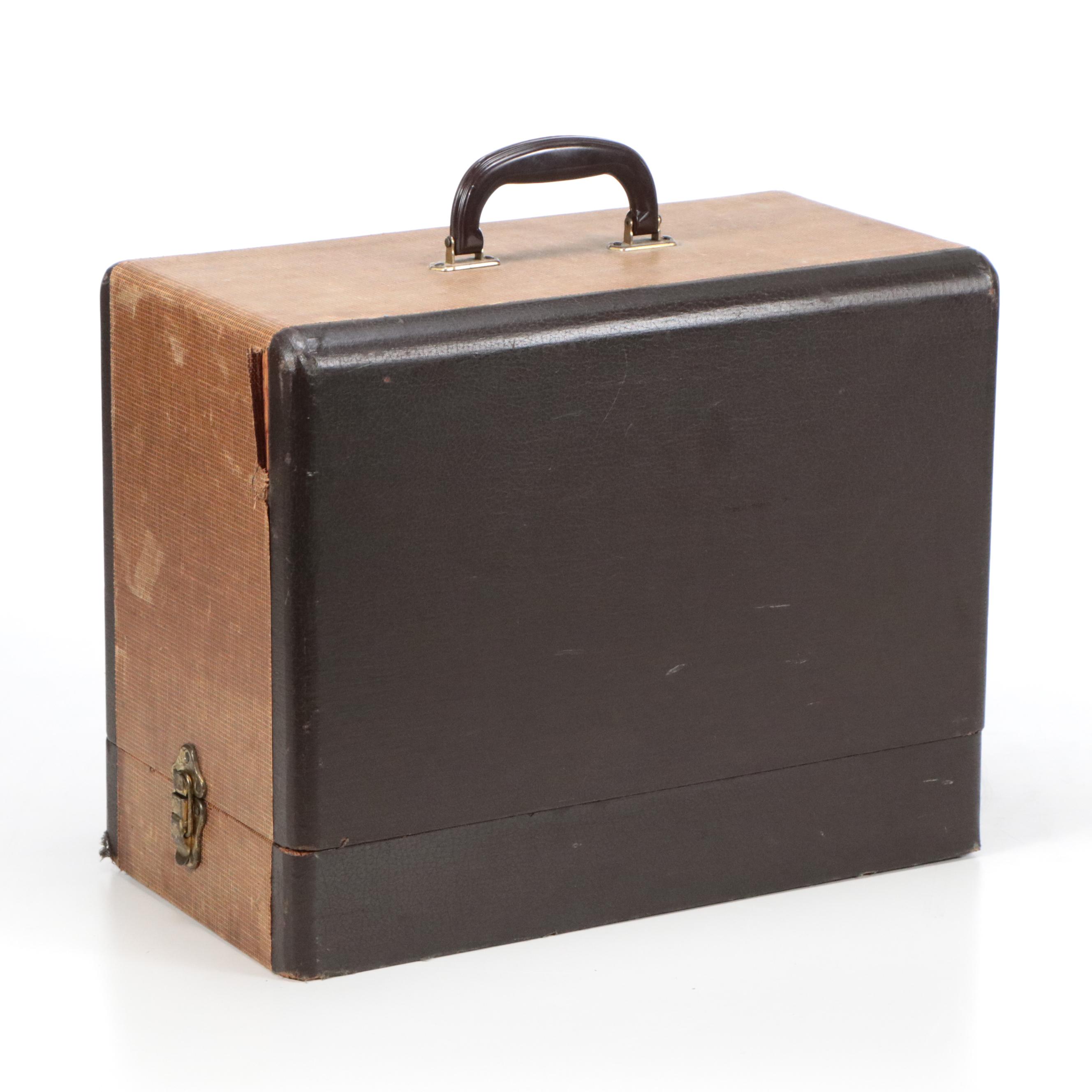 Singer Electric/Standard Sewing Machine with Case, 1926