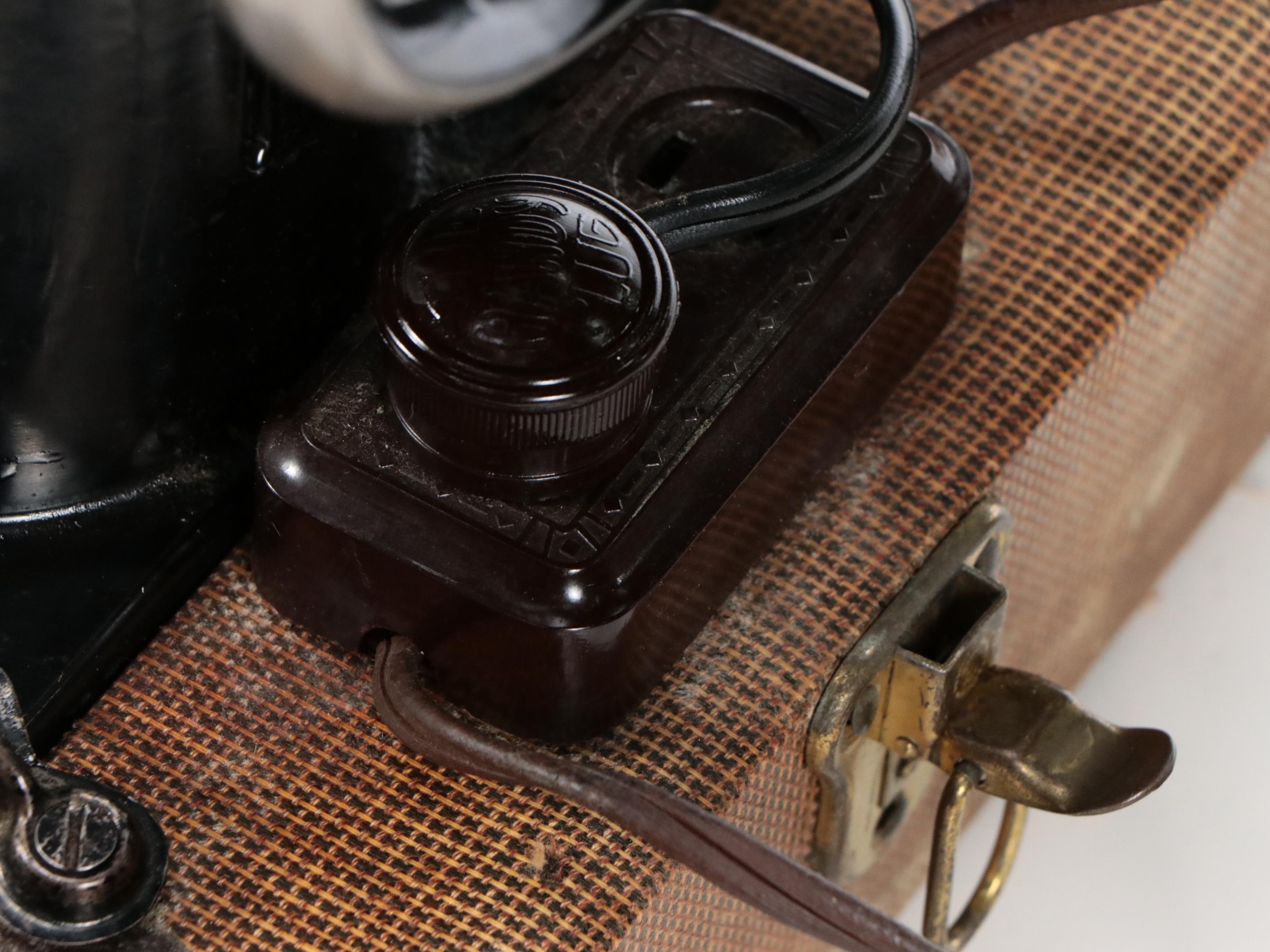 Singer Electric/Standard Sewing Machine with Case, 1926