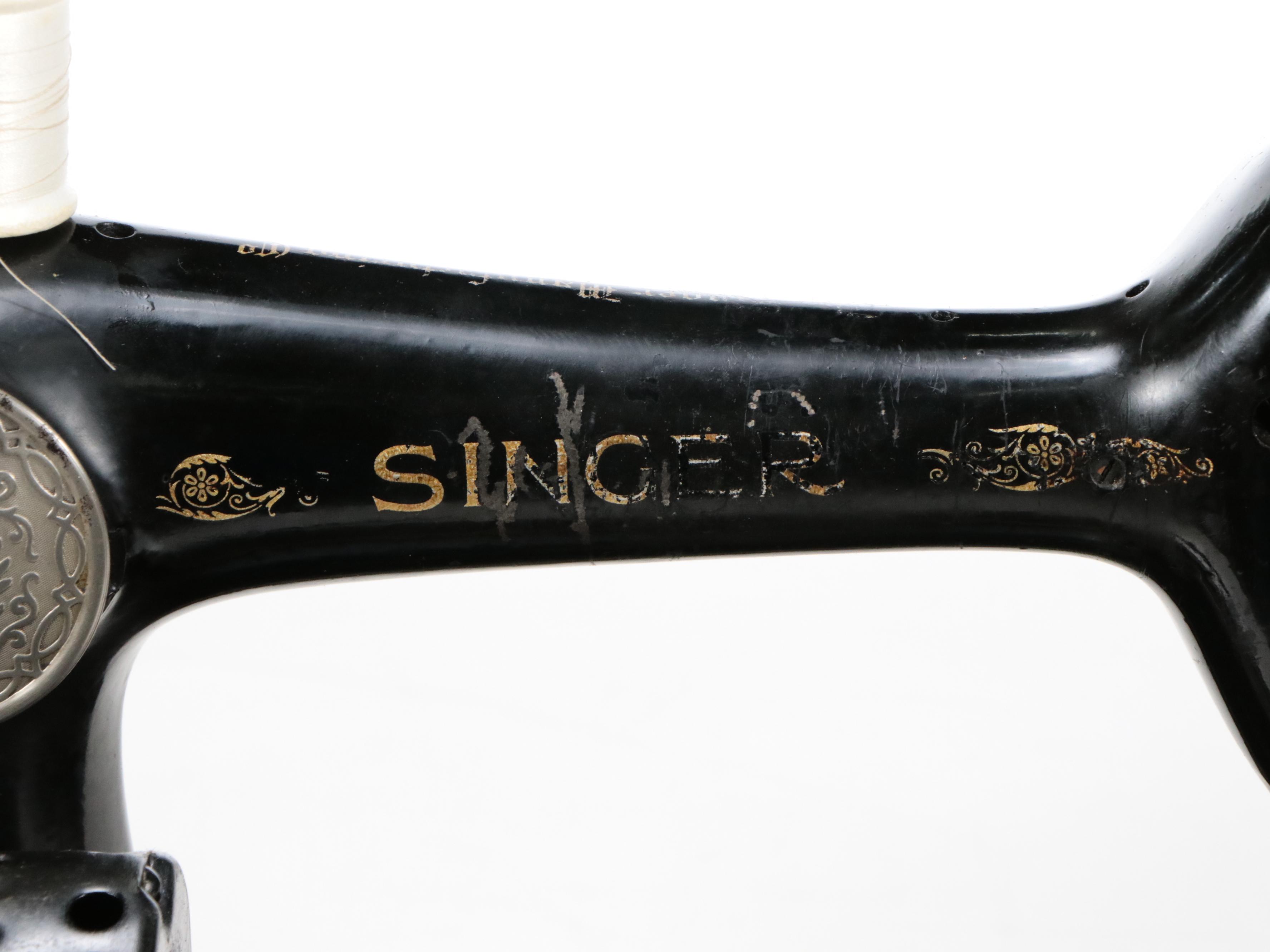 Singer Electric/Standard Sewing Machine with Case, 1926