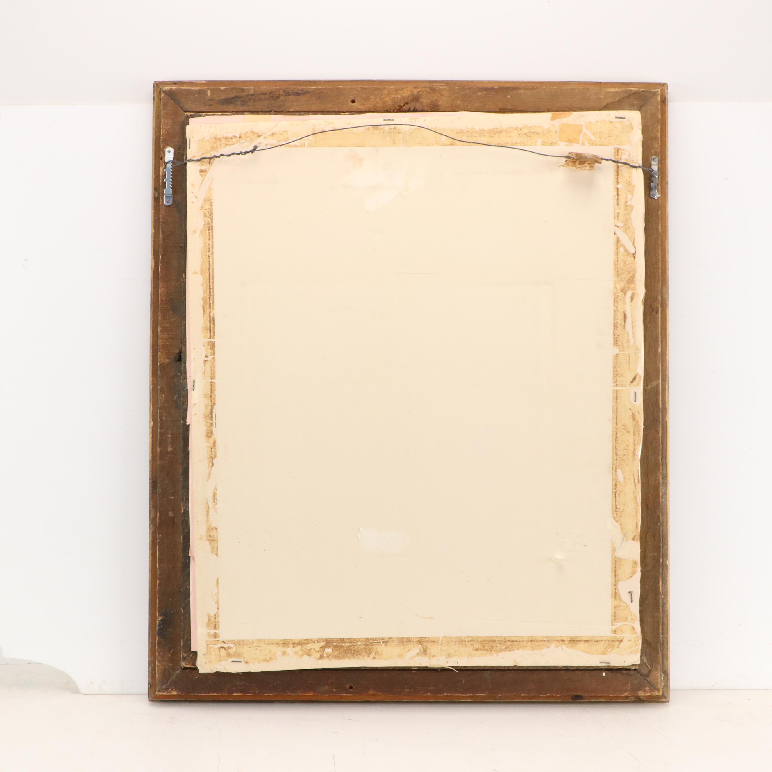 Pastel Portrait Drawing of Girl With Violin