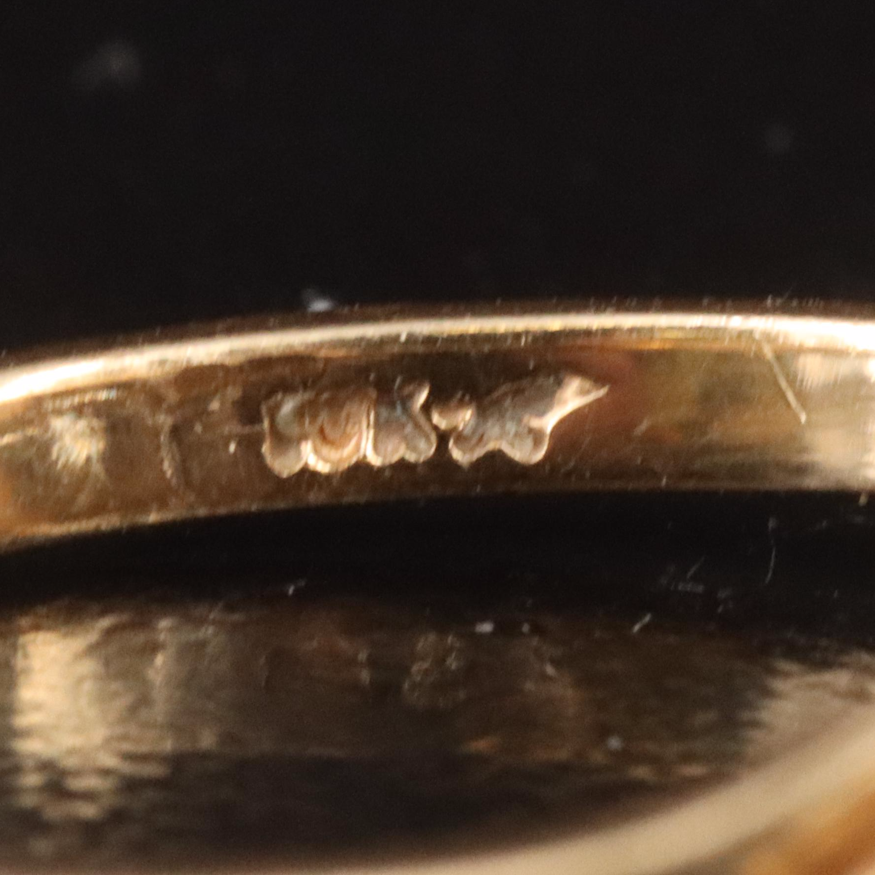 Landstrom's Black Hills Gold 10K Opal Ring