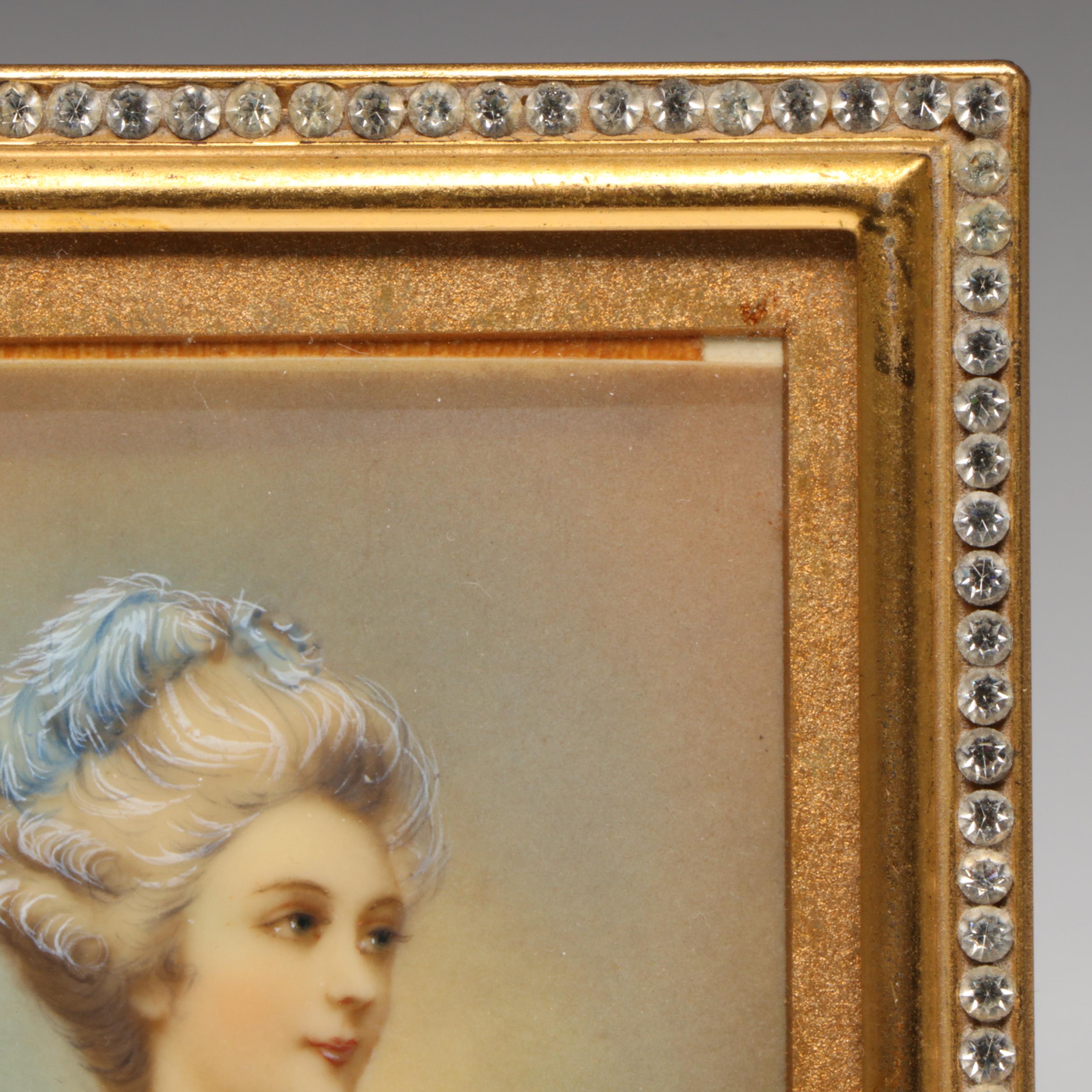 Portrait Miniature of 18th Century Woman, Early to Mid-20th Century