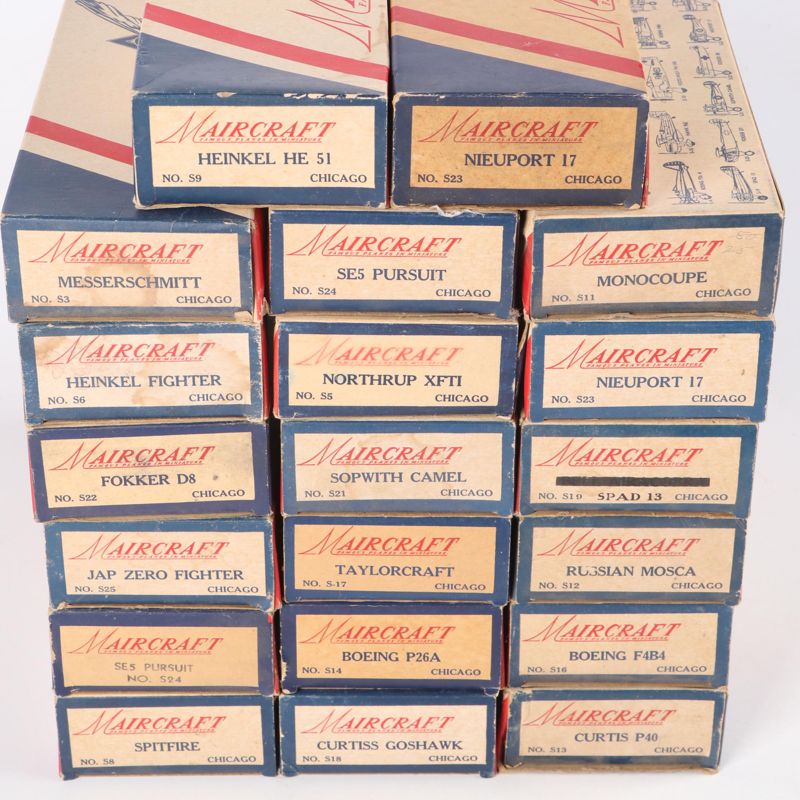 Maircraft "Russian Mosca," "Messerschmitt" and More Airplane Model Kits