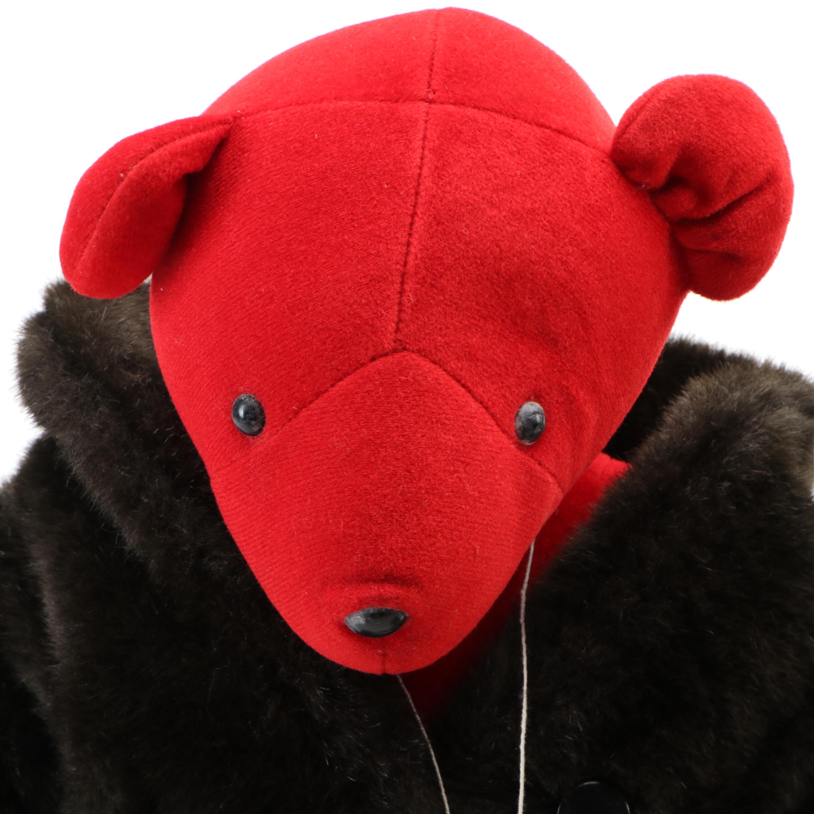 North American Bear Co. "Humphrey Beargart" and "Lauren Bearcall" Fabric Bears