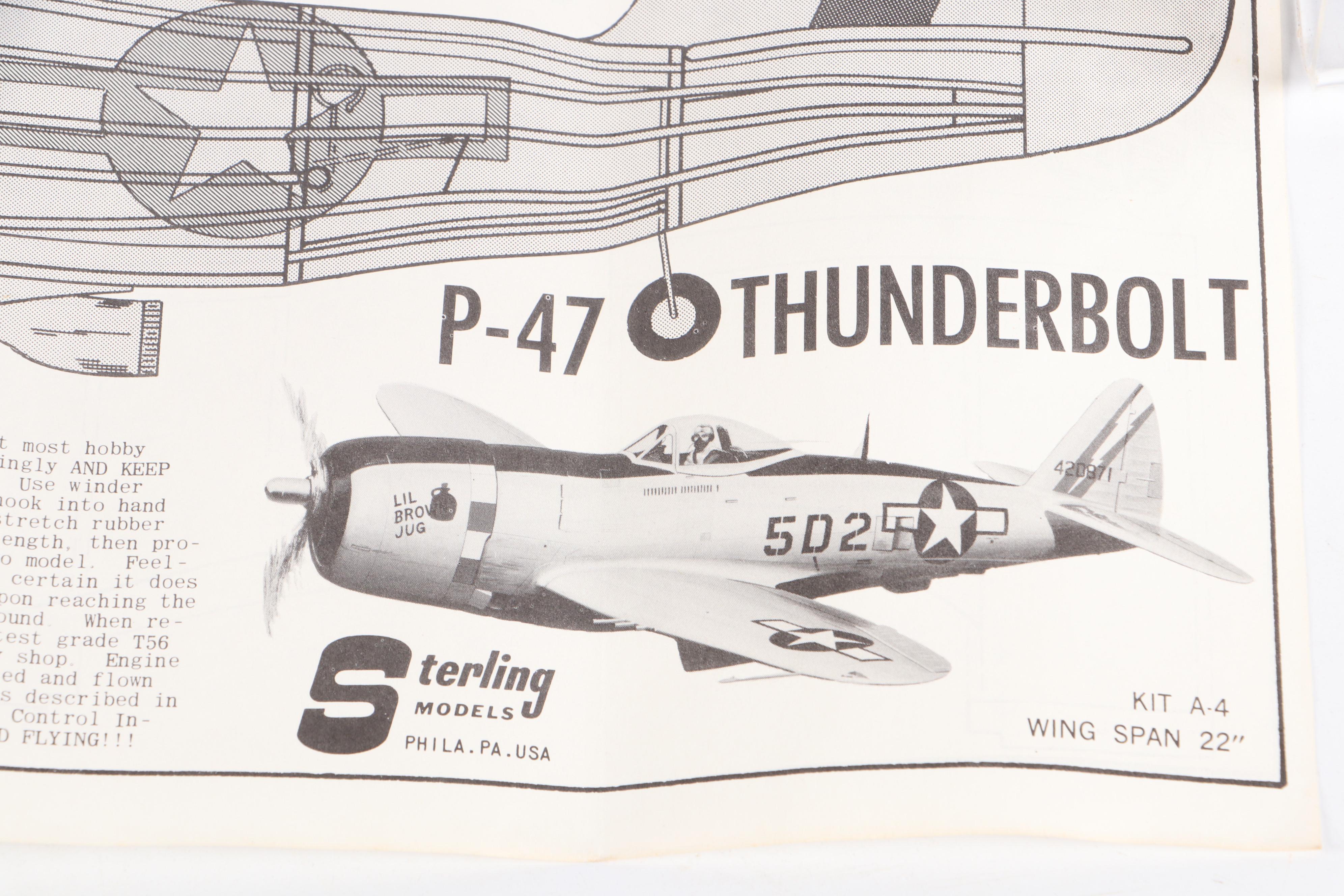 Sterling "Stuka Dive Bomber" and More Airplane Model Kits