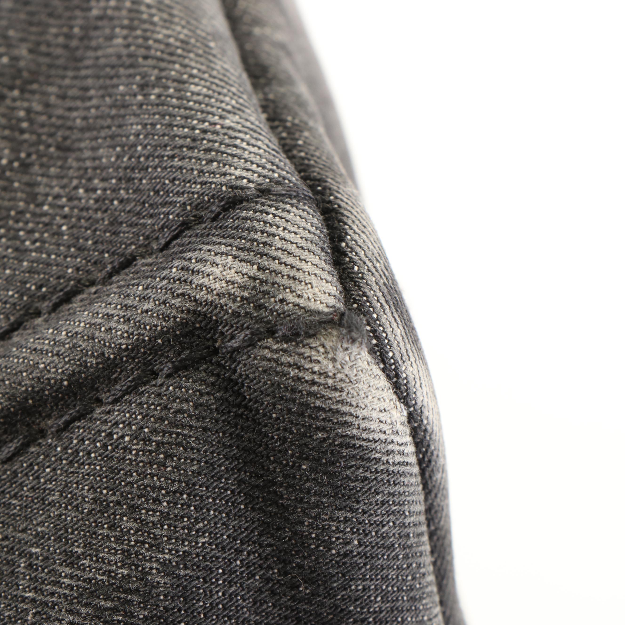 Prada Canapa Denim Tote Handbag