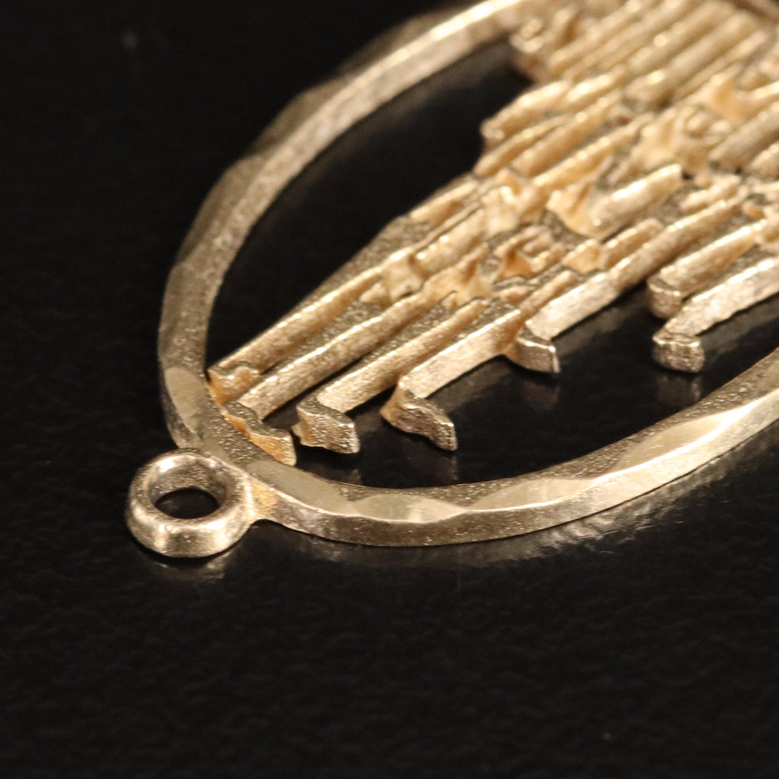 DIsney 14K Cinderella's Castle Pendant