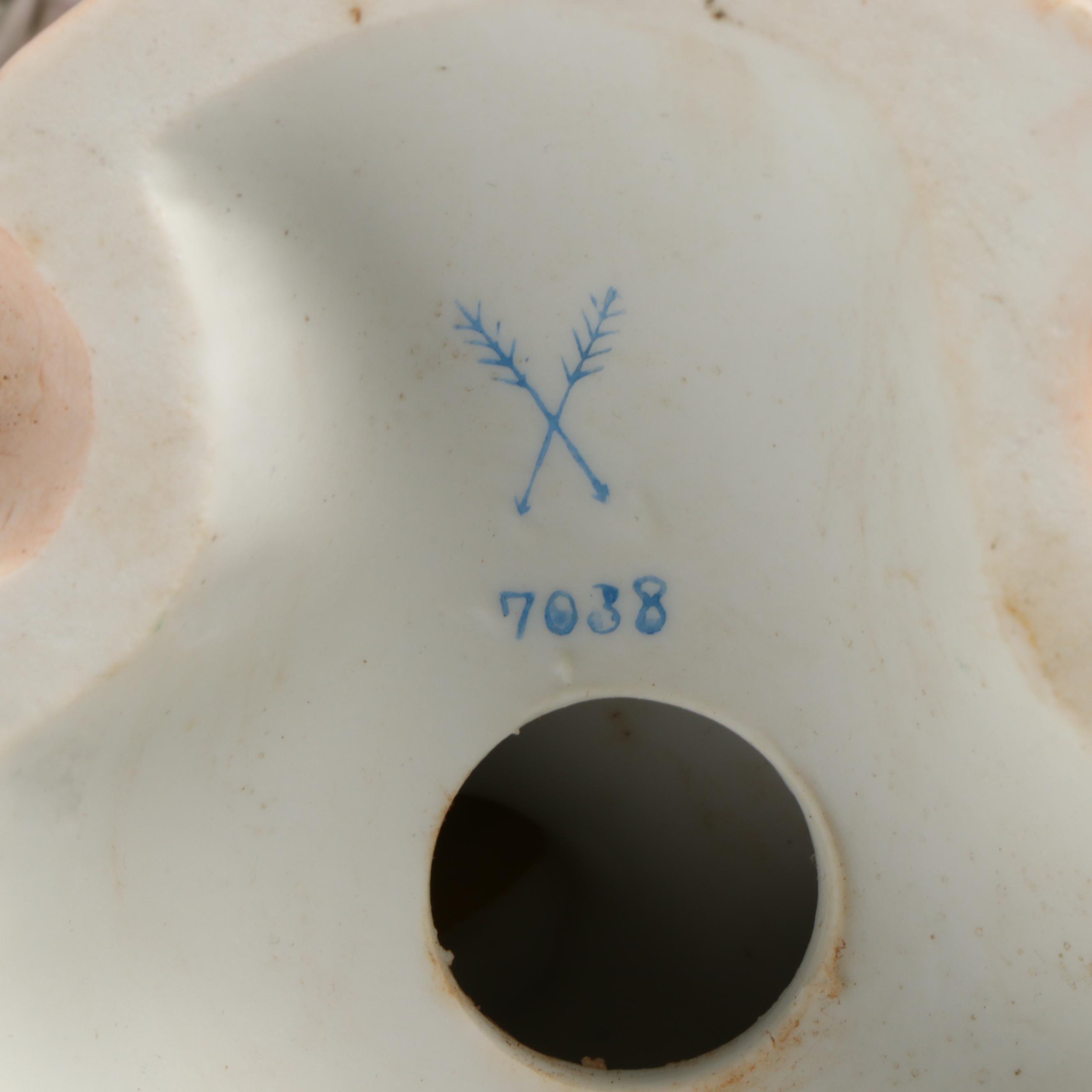 Arnart German Style Bisque Figurine with Other Elfinware Style Vase