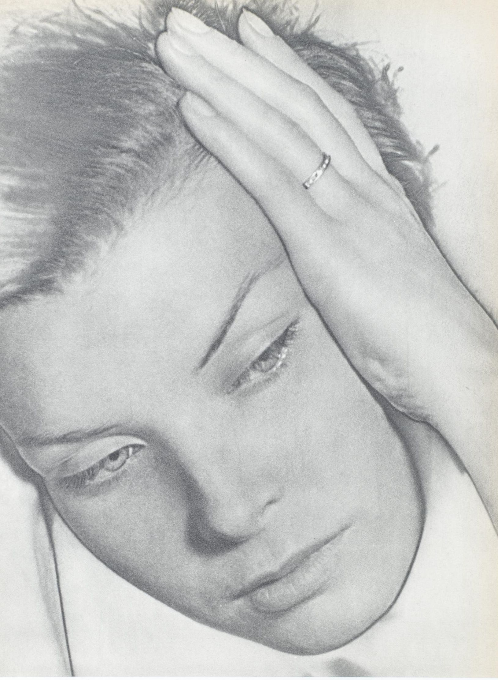 Man Ray Solarized Portrait Photogravure, 1934