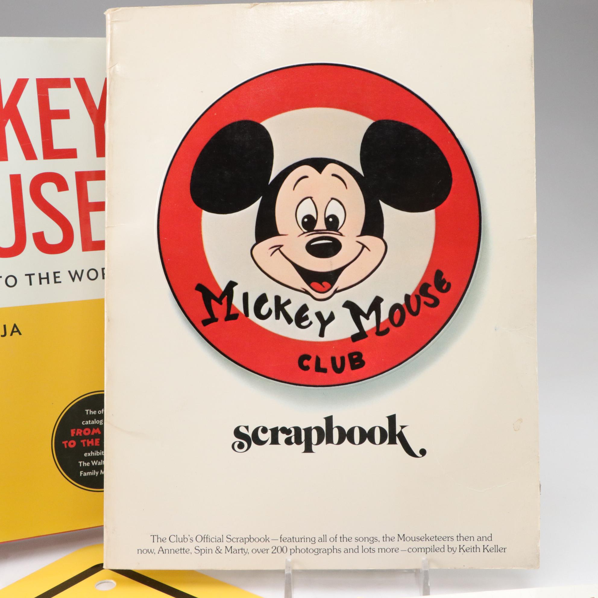 Disney "Mickey Mouse Club Scrapbook", "Mary Poppins" Book with Record,  and More