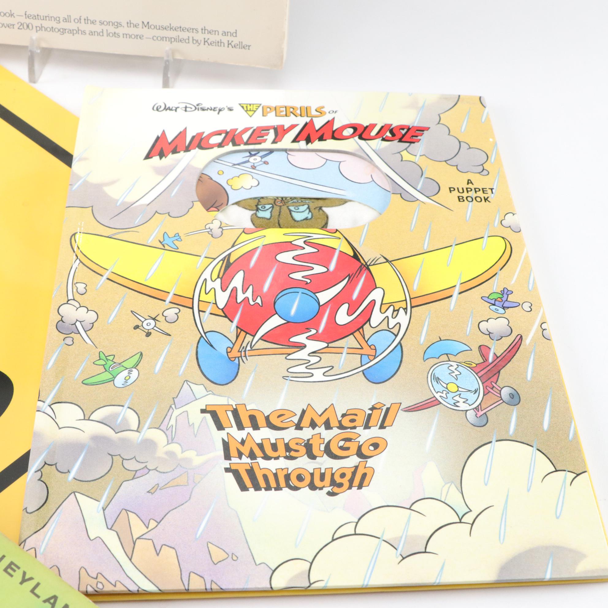 Disney "Mickey Mouse Club Scrapbook", "Mary Poppins" Book with Record,  and More