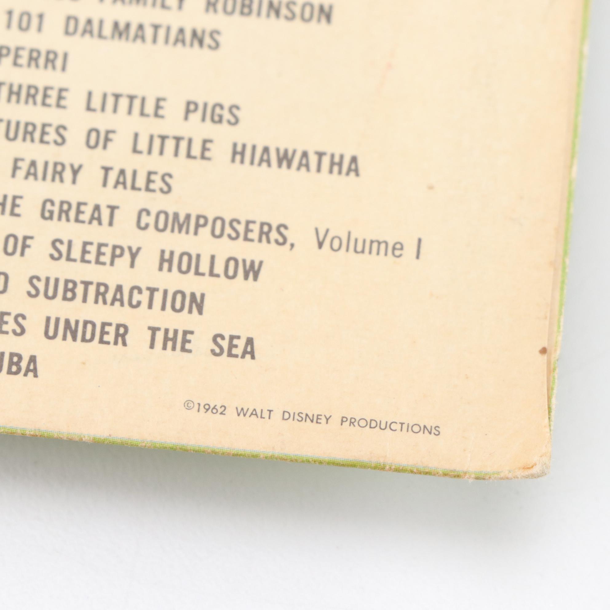 Disney "Mickey Mouse Club Scrapbook", "Mary Poppins" Book with Record,  and More