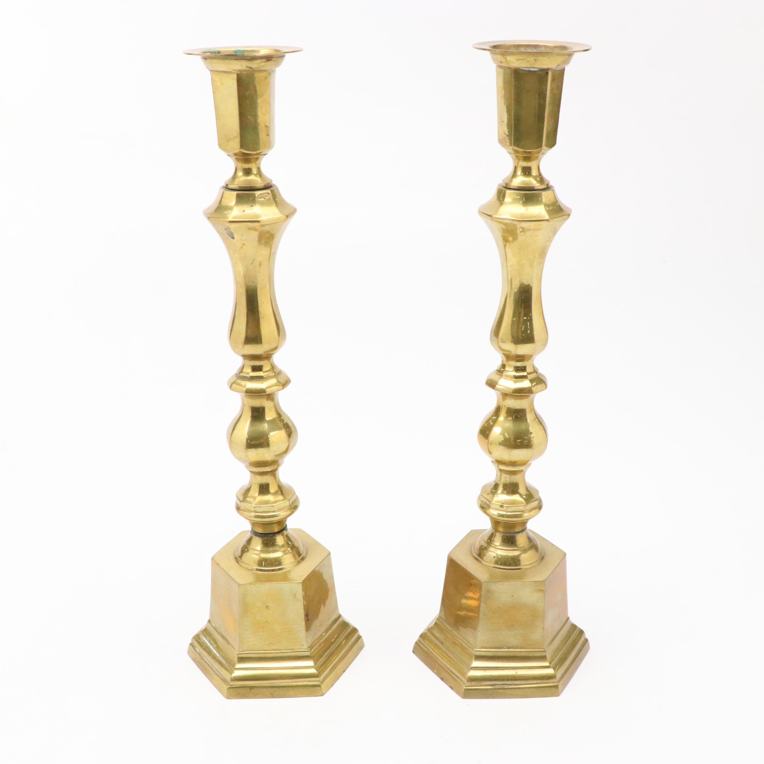 Karl Hagenauer Art Deco Matchstick Holder with Brass Candlesticks