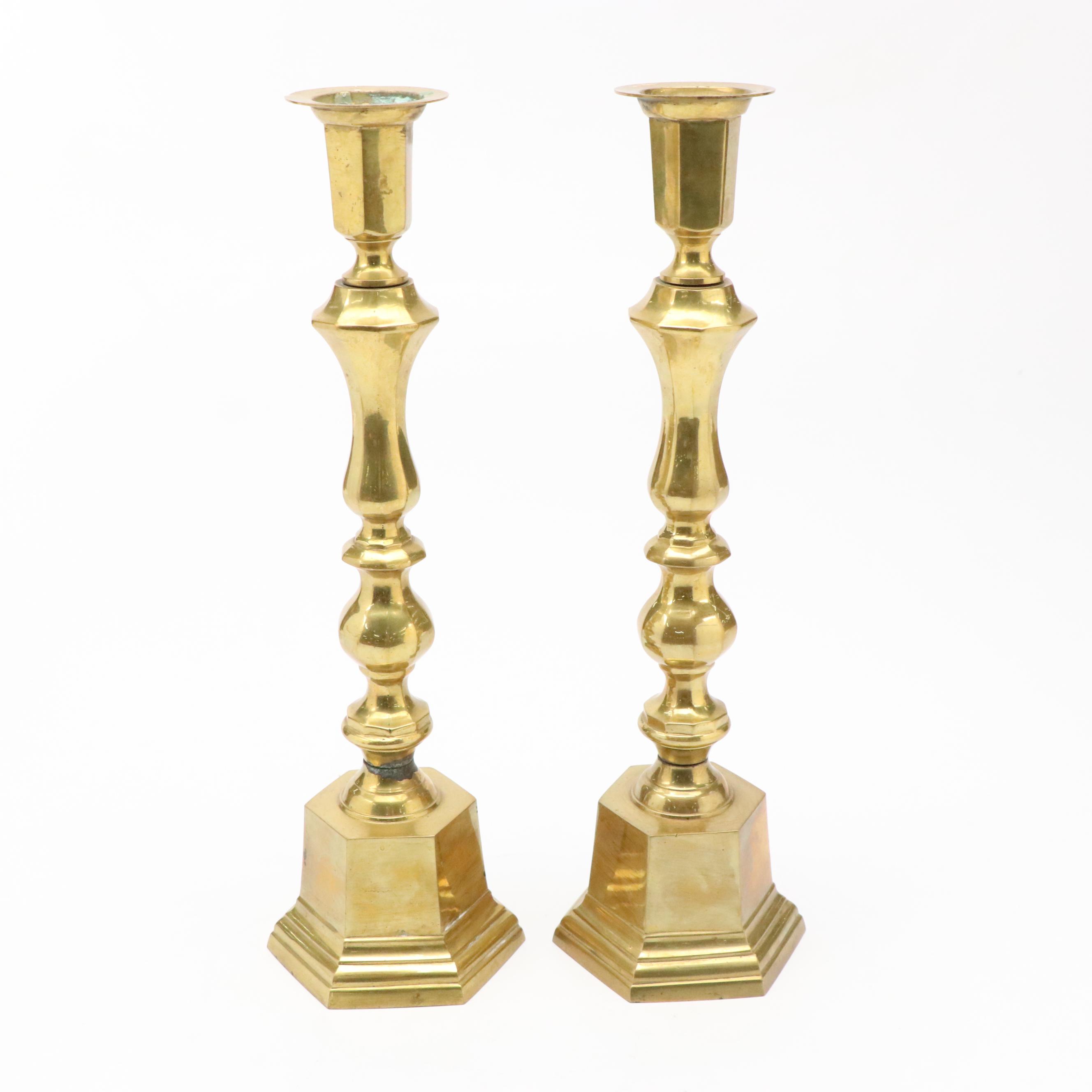 Karl Hagenauer Art Deco Matchstick Holder with Brass Candlesticks