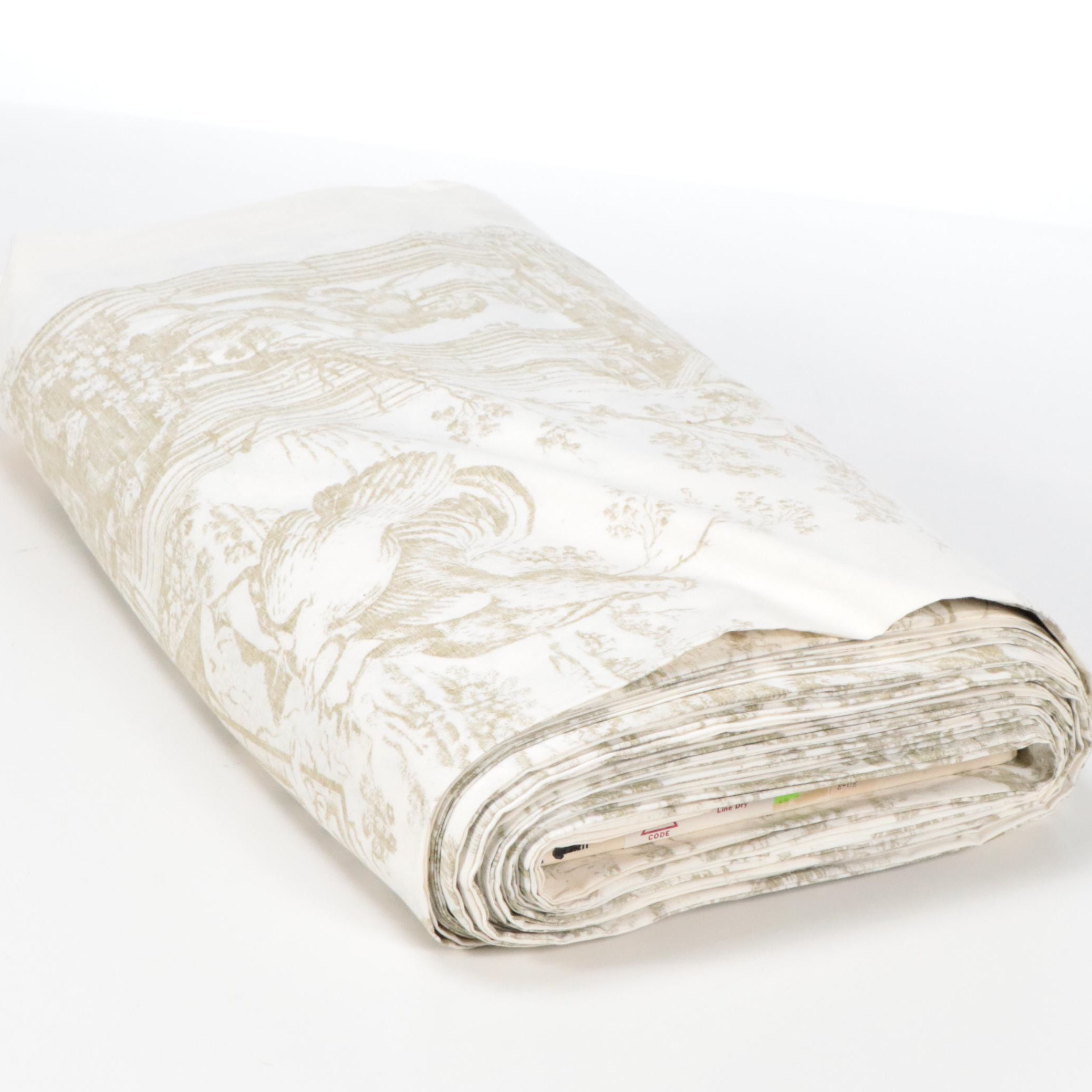 Schumacher's Williamsburg "Jones Toile" and More Partial Upholstery Fabric Bolts