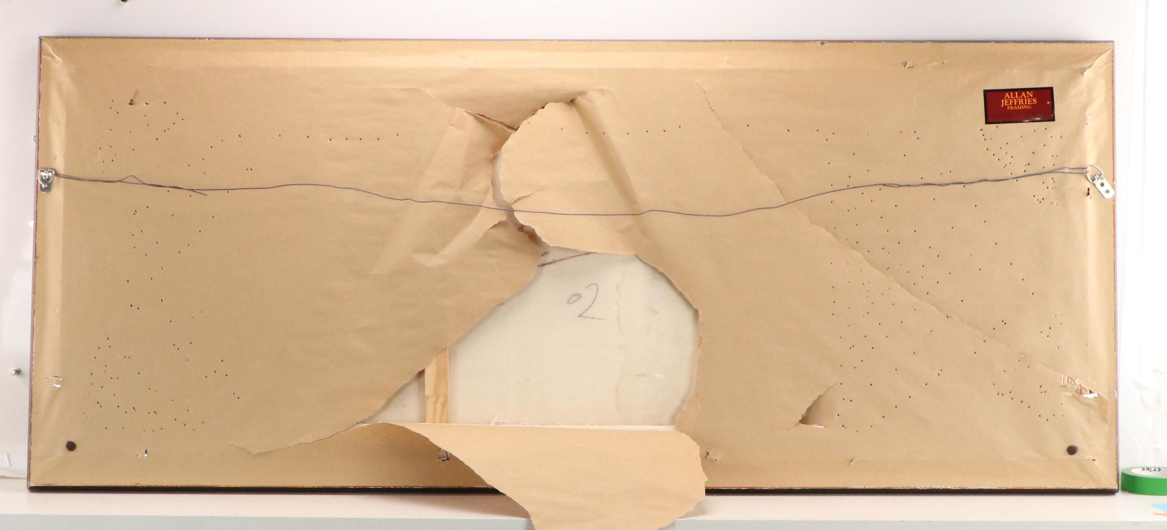 Expressionist Oil Painting of Woodland Interior, 2002