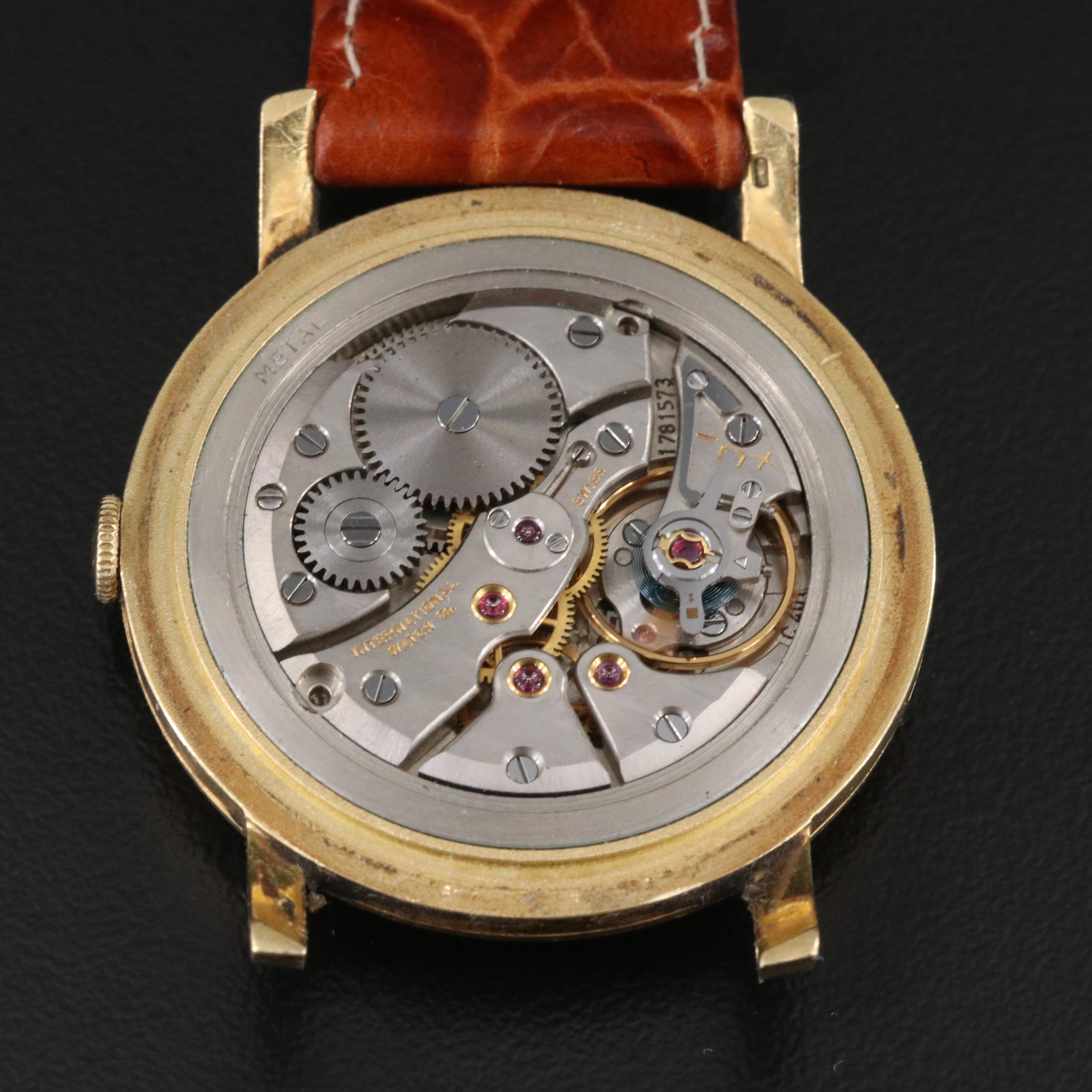 18K I.W.C. Vintage Manual Wind Watch