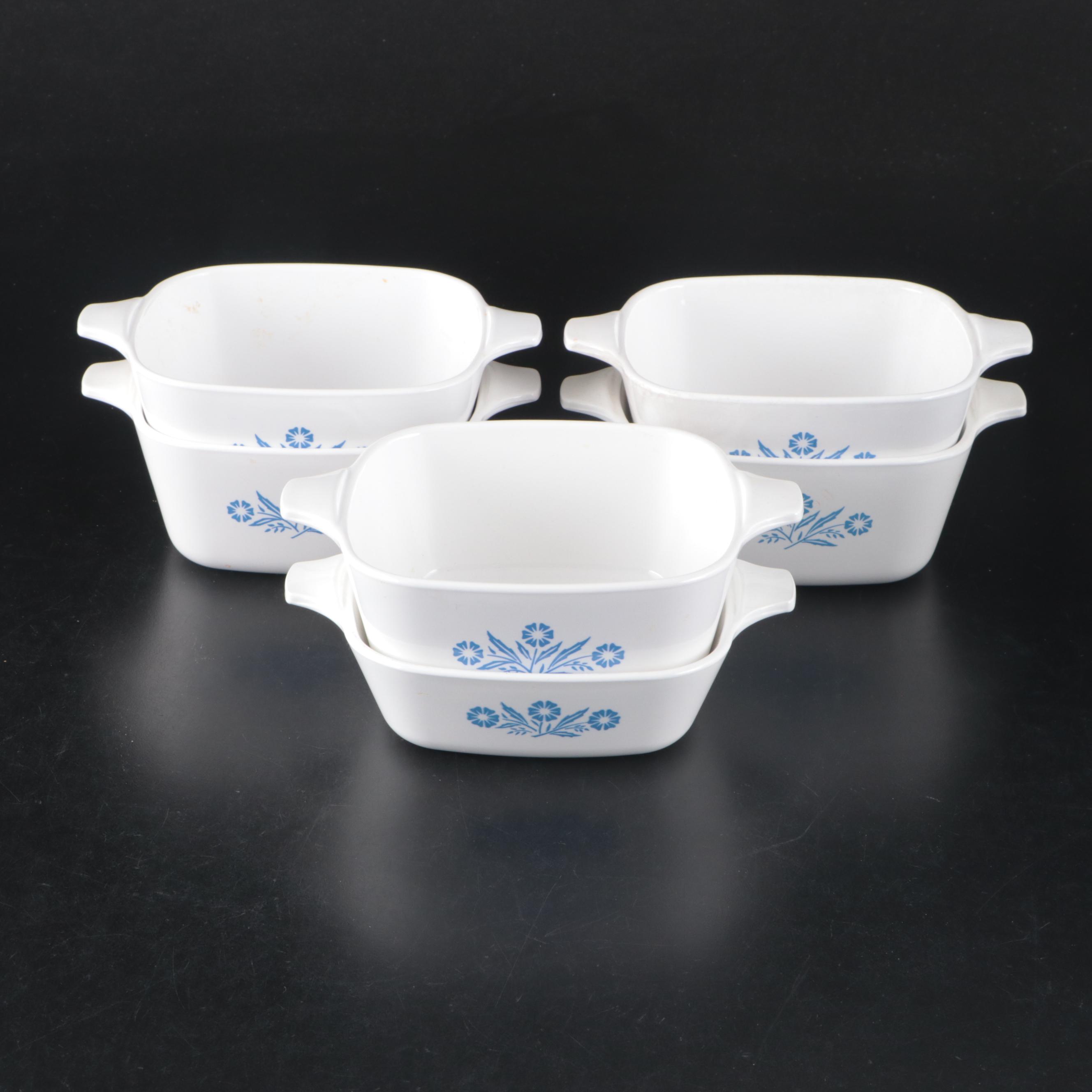 Corning Ware "Cornflower Blue" Casserole Dishes and Pots