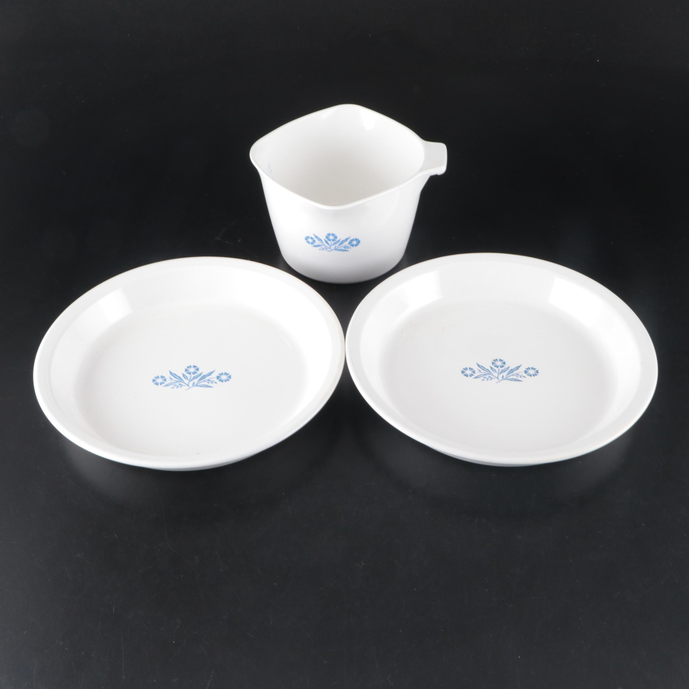 Corning Ware "Cornflower Blue" Casserole Dishes and Pots