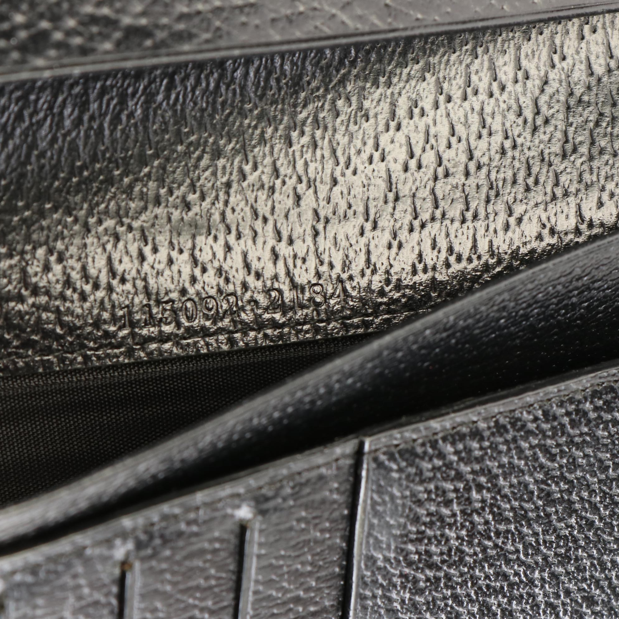 Gucci Continental Wallet in Black Leather