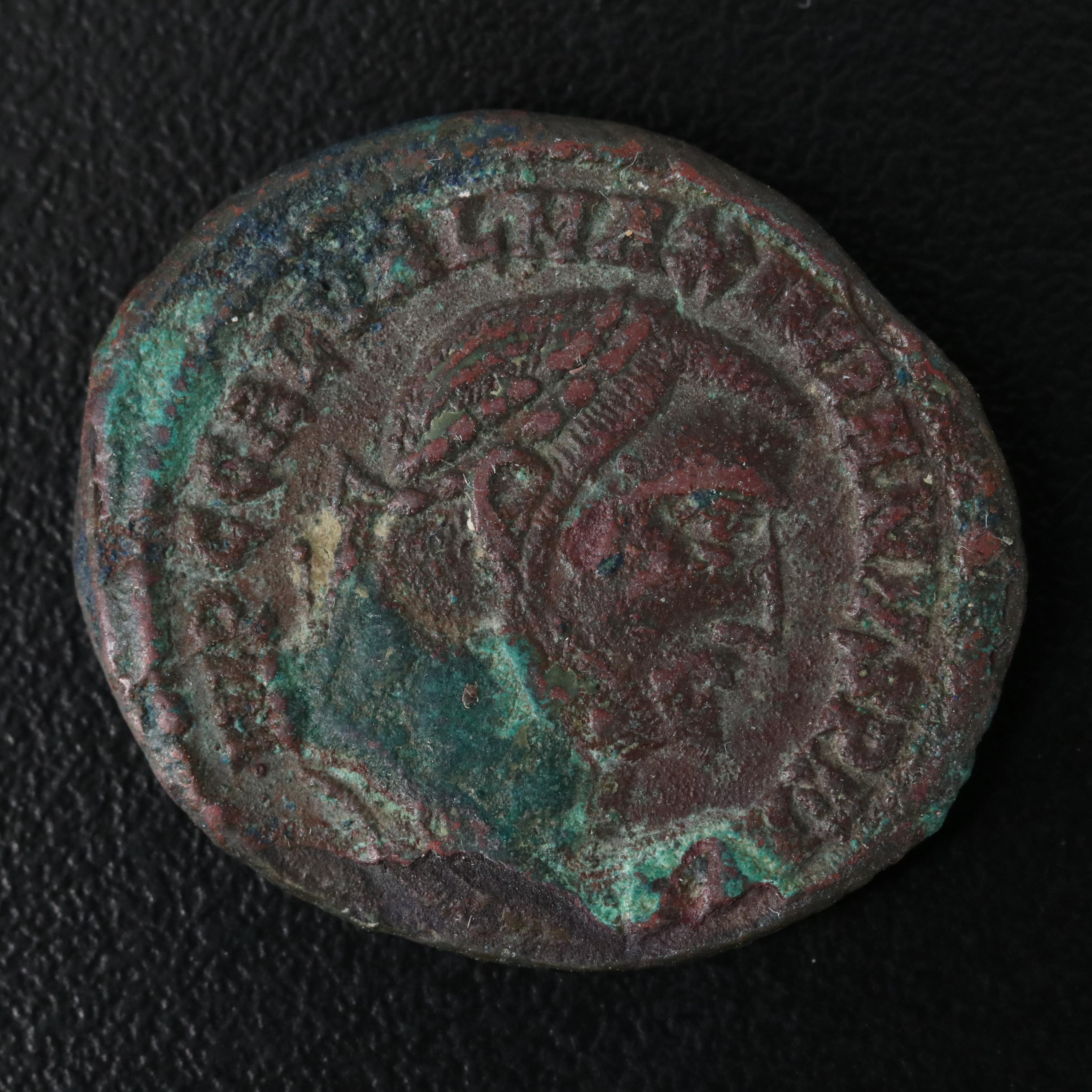 Ancient Roman Imperial Æ Follis Coin of Maximianus, ca. 301 A.D.