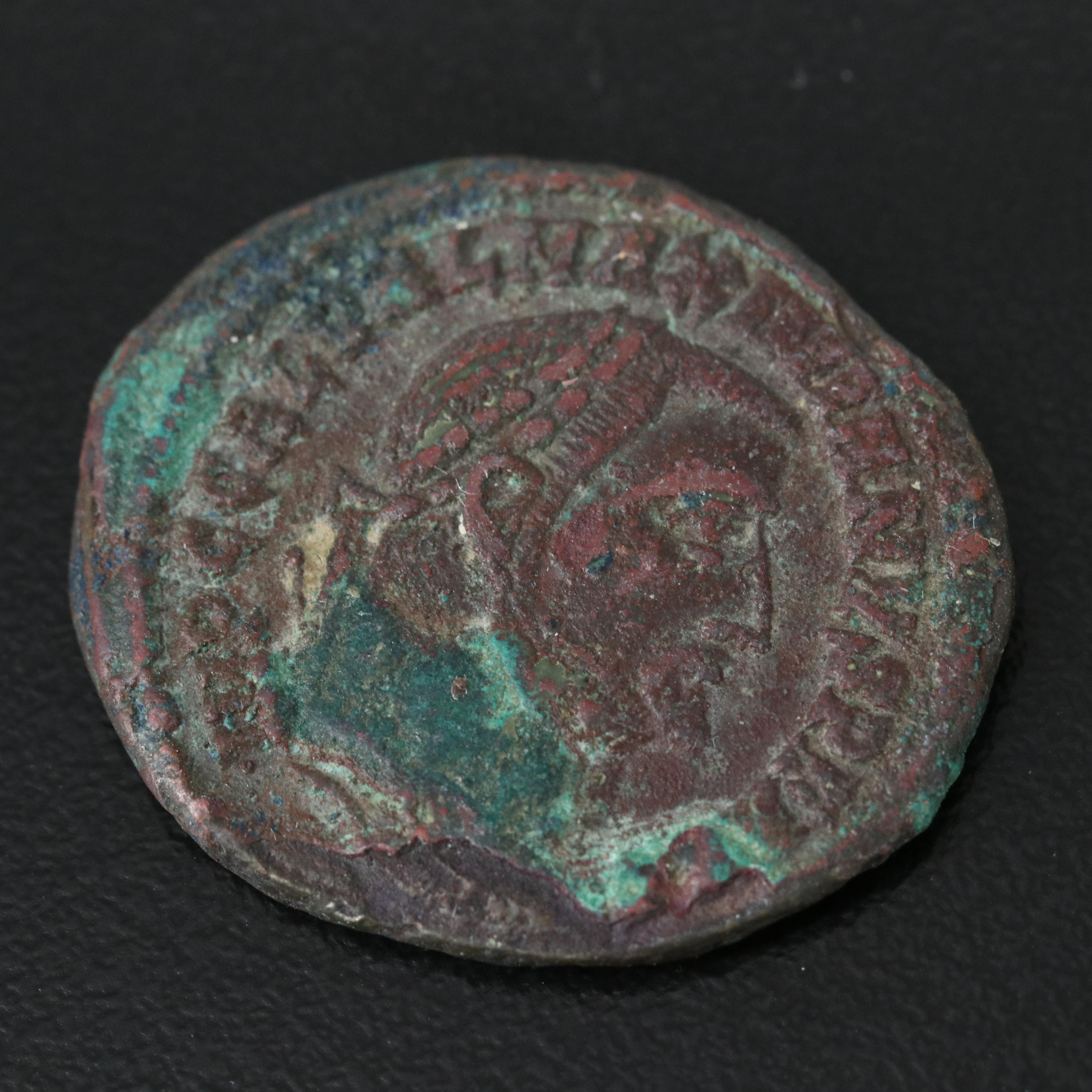Ancient Roman Imperial Æ Follis Coin of Maximianus, ca. 301 A.D.