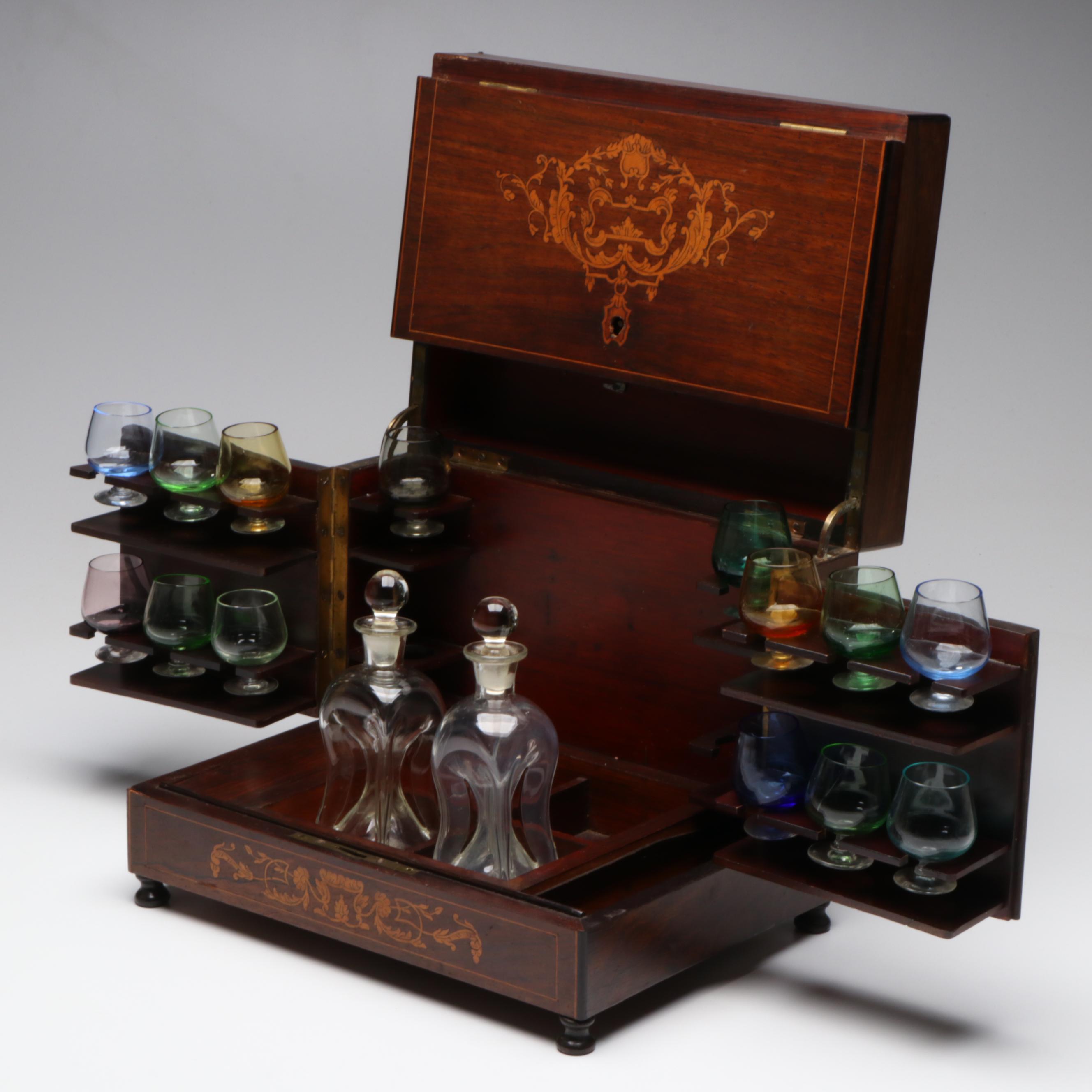 Cave à Liqueur with Uranium Glass Sniffers