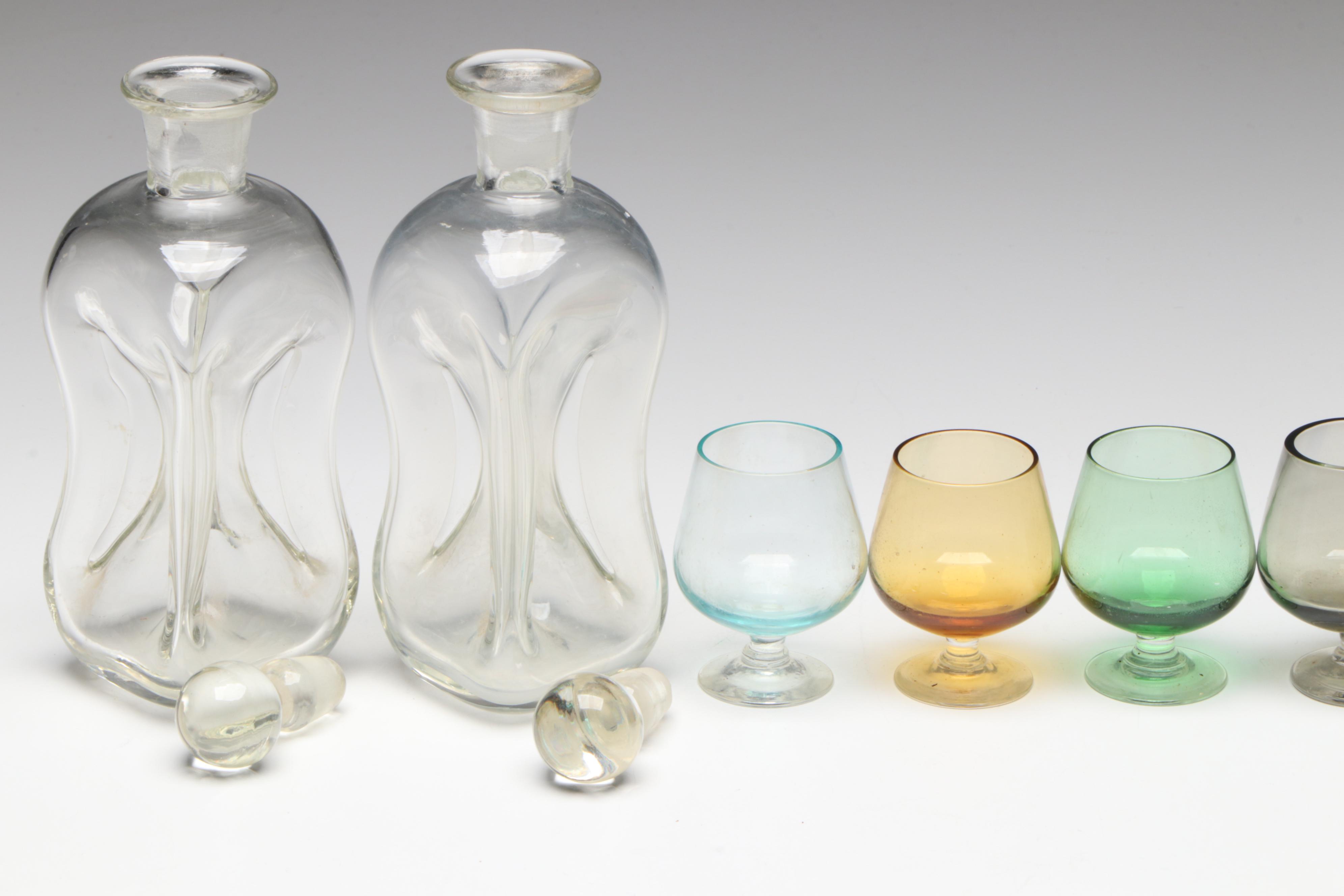 Cave à Liqueur with Uranium Glass Sniffers