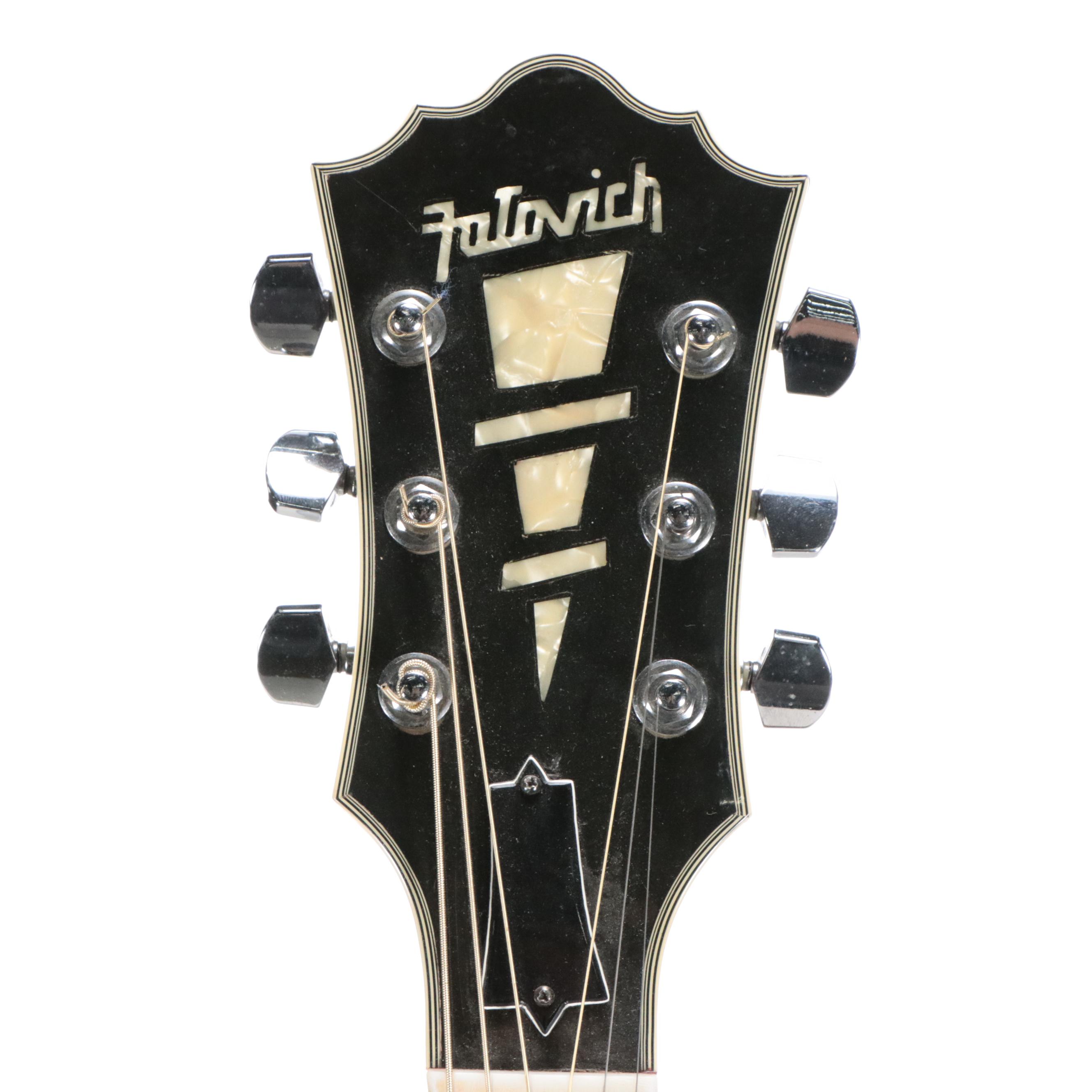 Guild Luthier Fedor Fatovich Cherry Burst Acoustic Electric Jazz Guitar