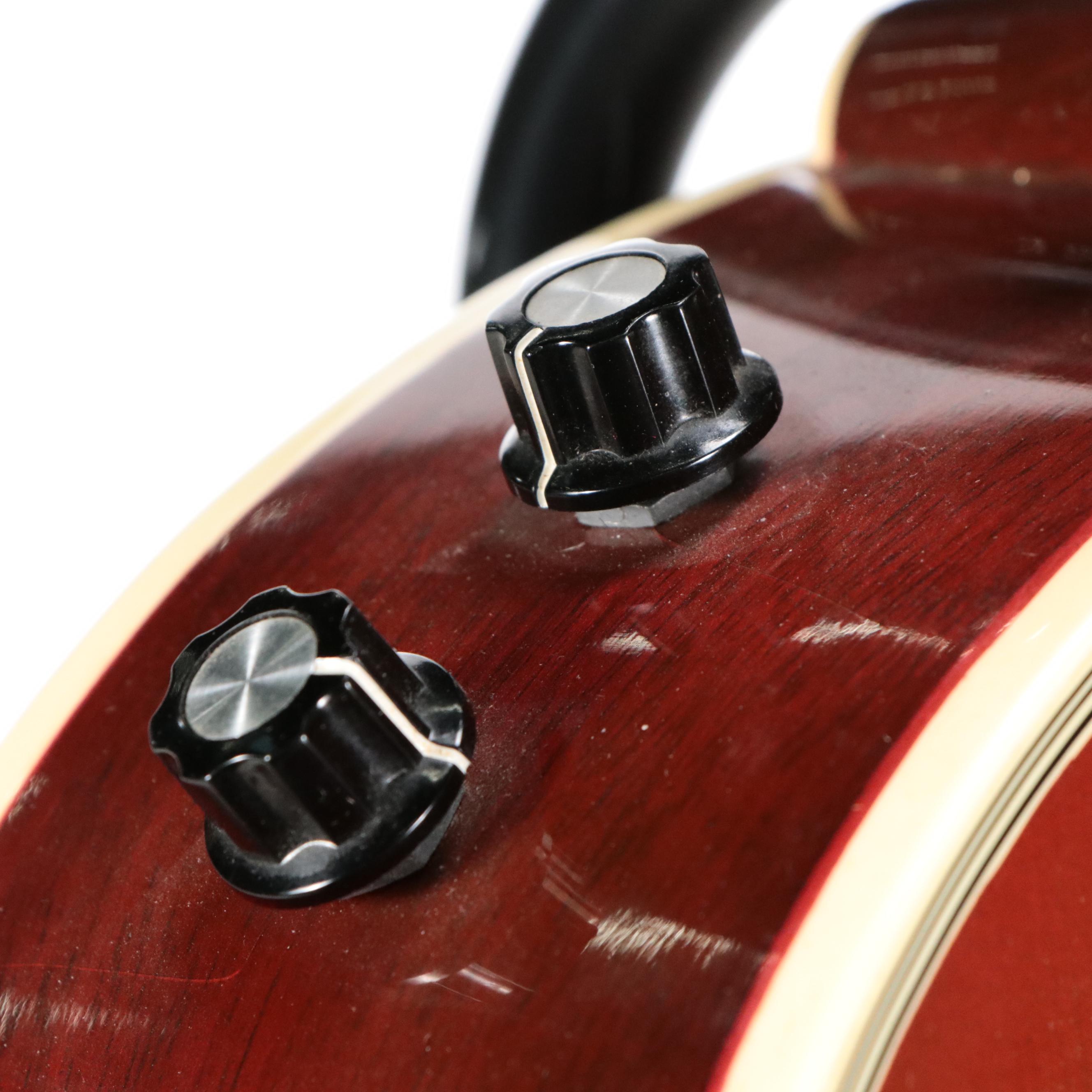 Guild Luthier Fedor Fatovich Cherry Burst Acoustic Electric Jazz Guitar