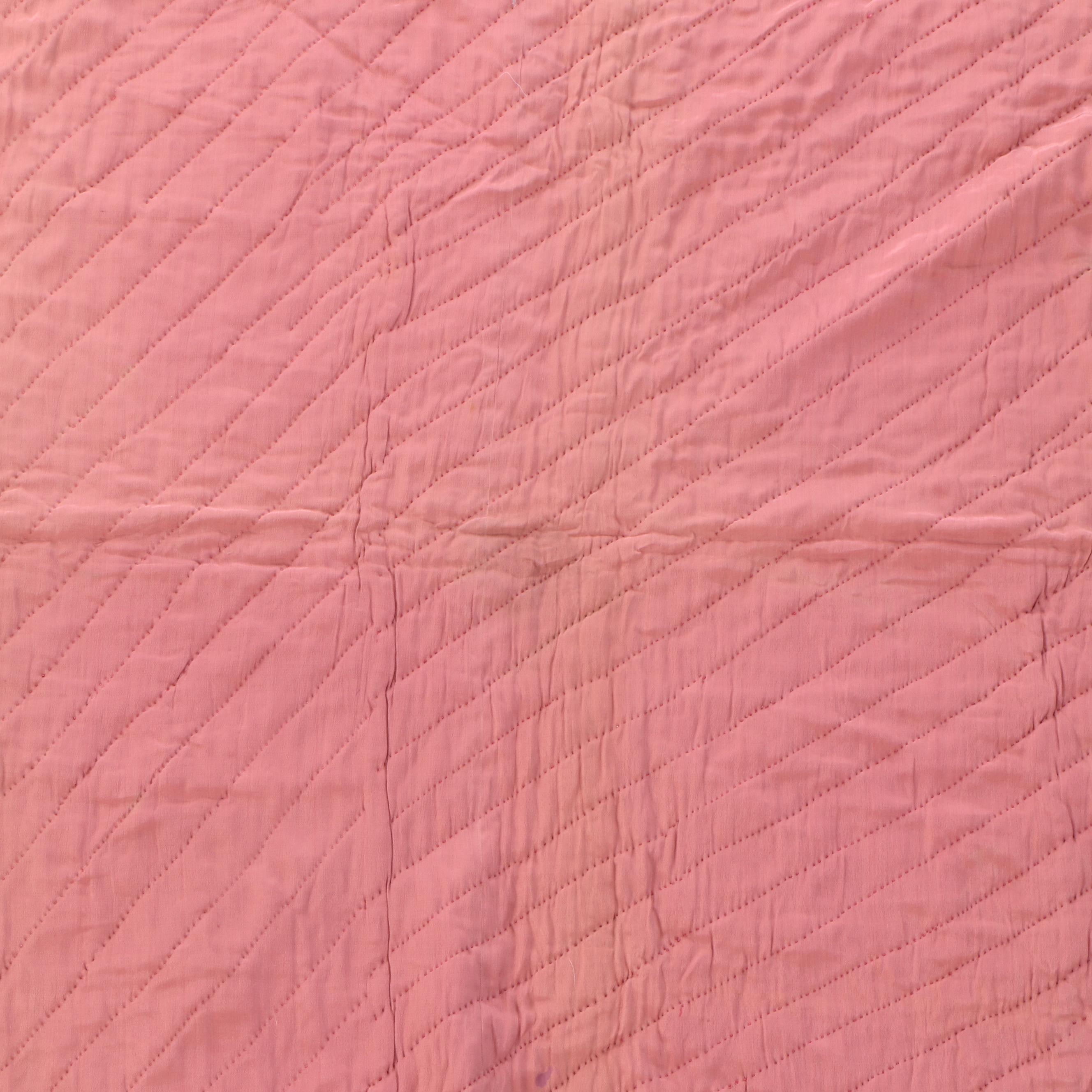 Victorian Handmade "Crazy Quilt" Appliqué and Embroidered Quilt