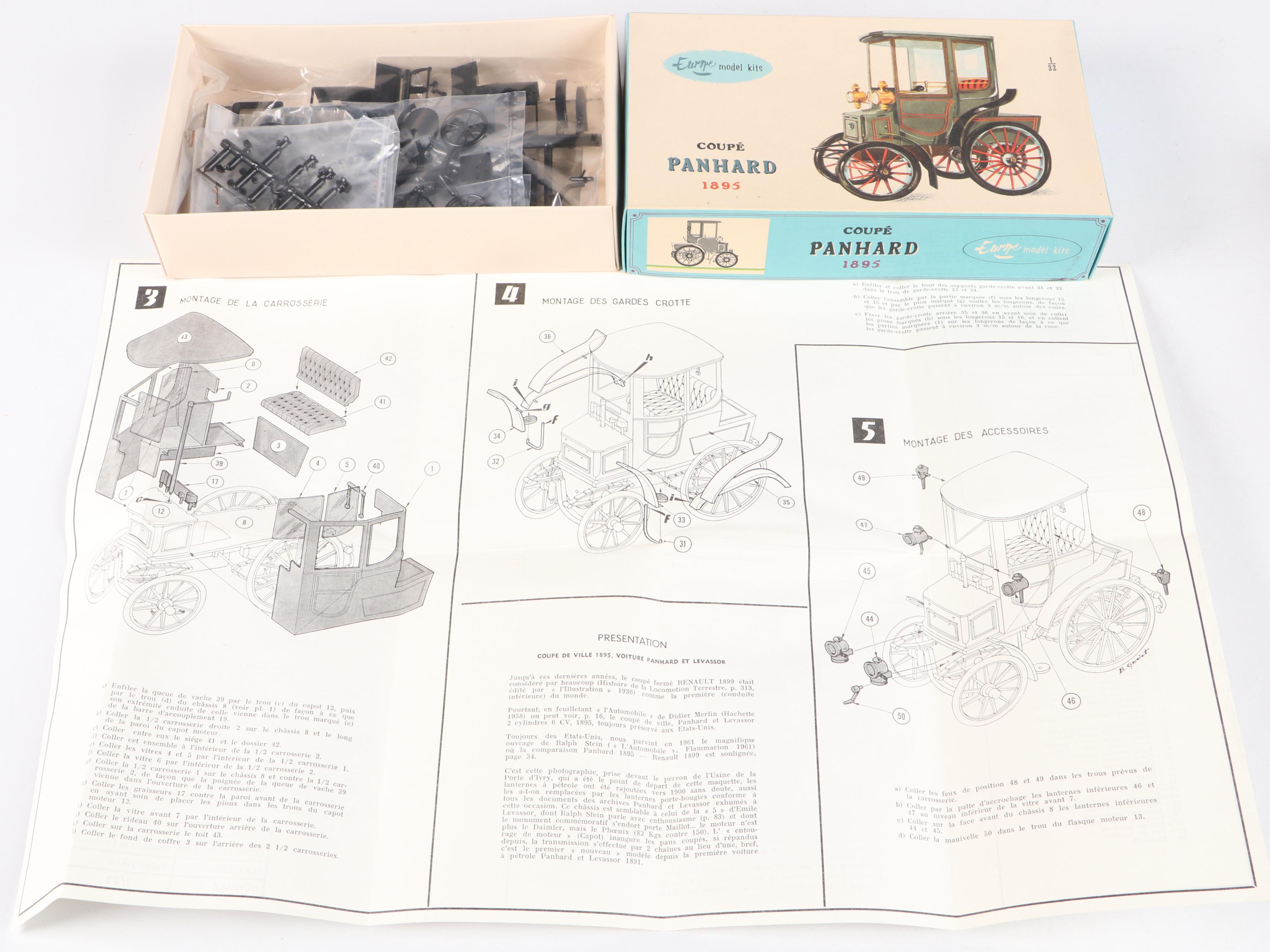 Revell "1913 Mercedes-Benz," Renwal "Alfa Romeo P-3" and More Car Model Kits