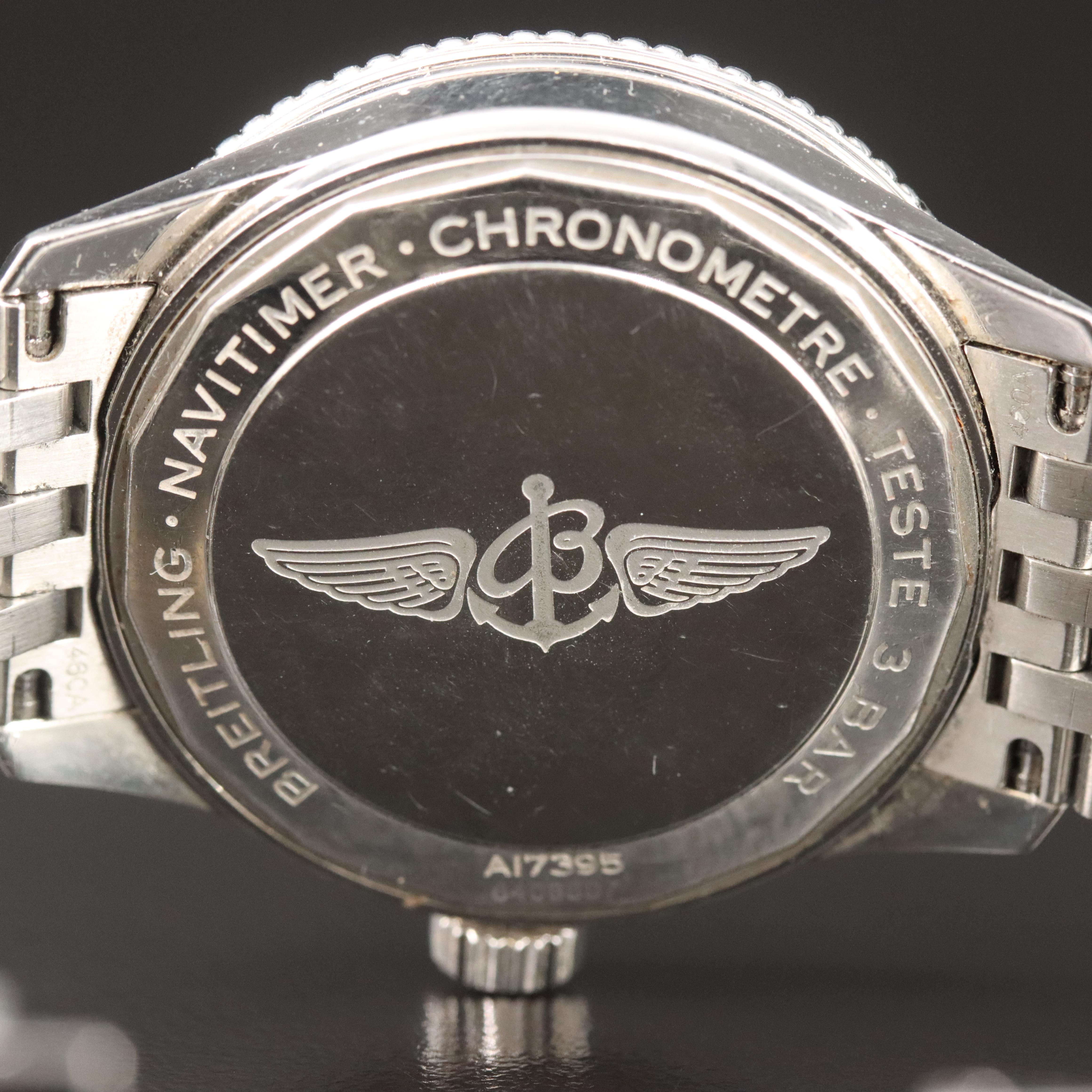 2021 Breitling Mother-of-Pearl Diamond Dial Navitimer Watch