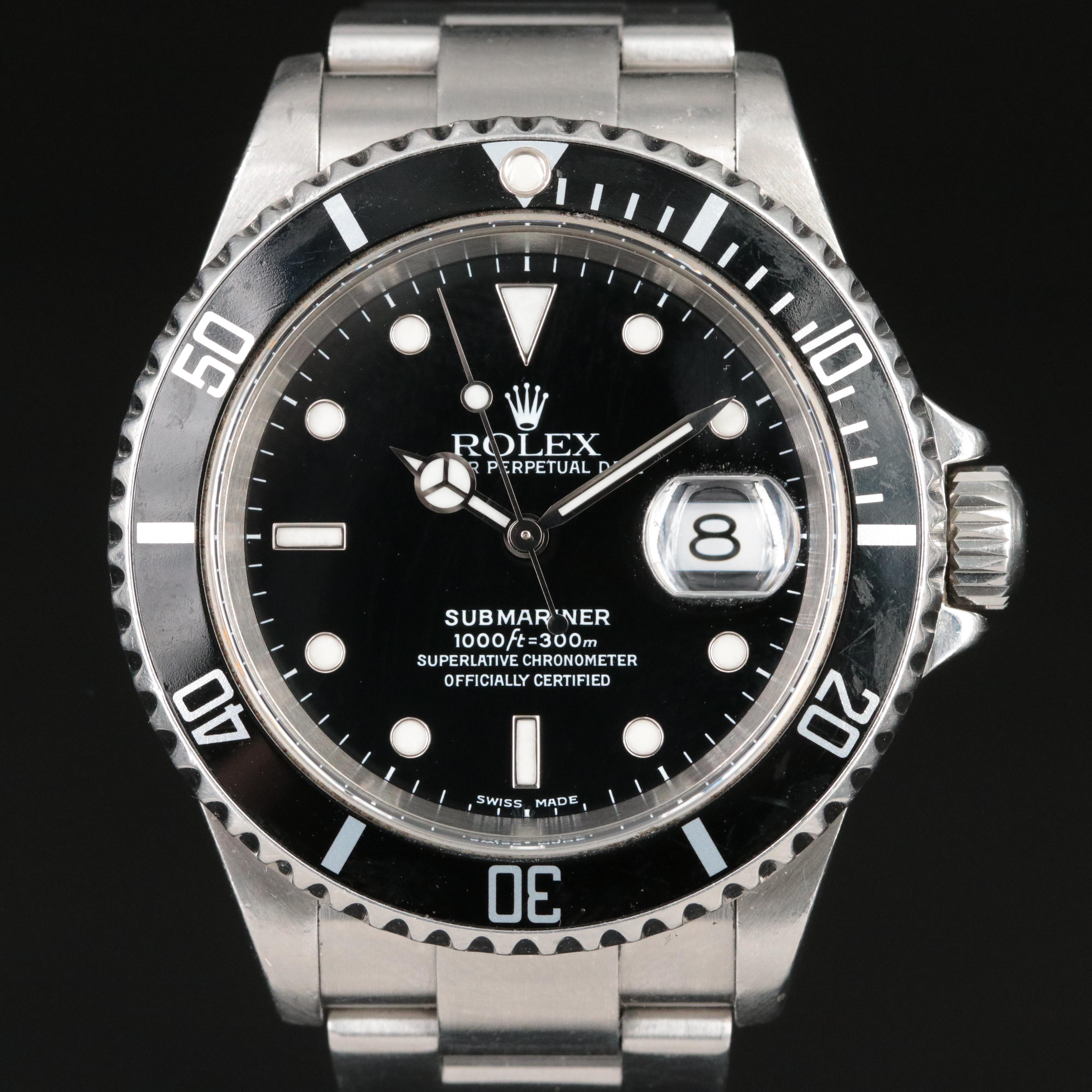 2003 Rolex Submariner Date Watch