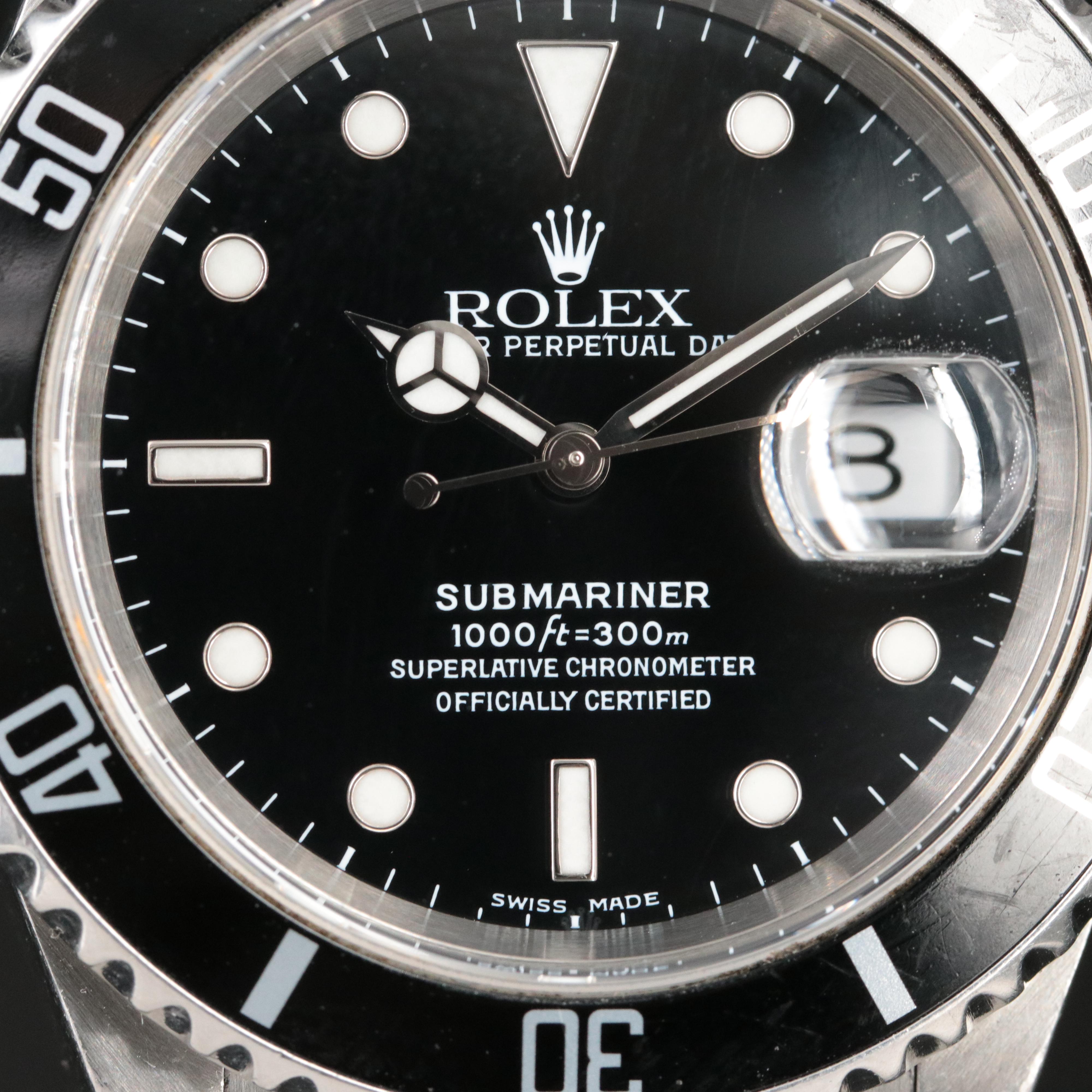2003 Rolex Submariner Date Watch
