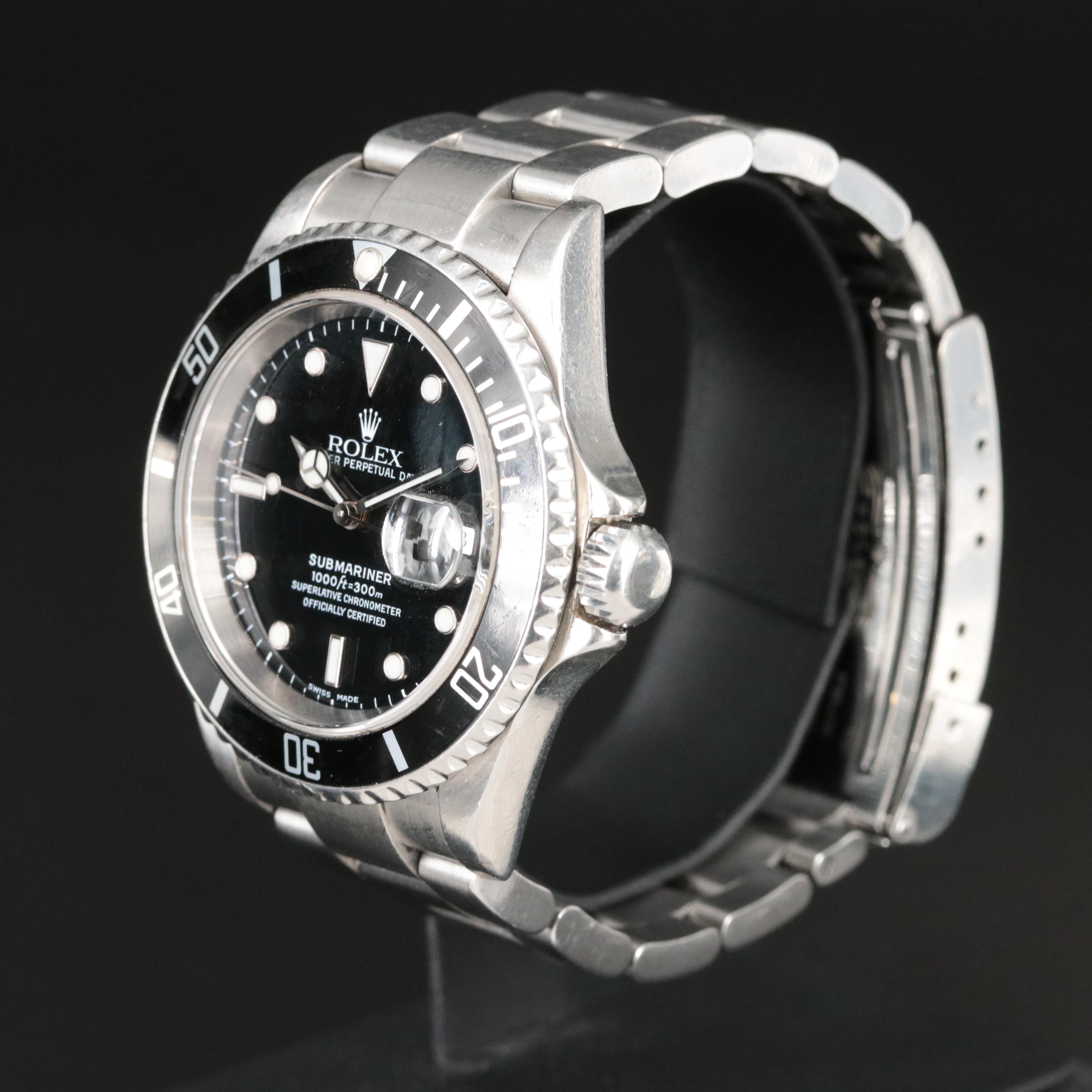 2003 Rolex Submariner Date Watch