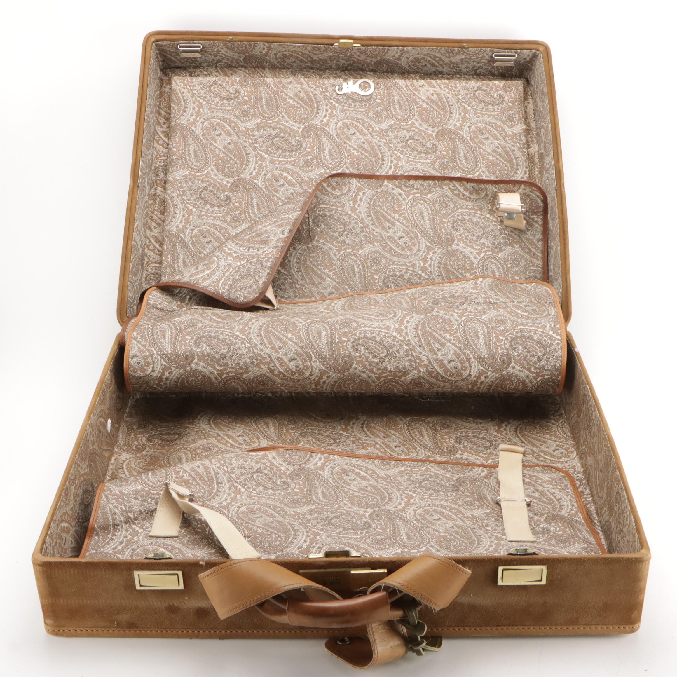 Hartmann Vintage Suede Hard-Shell Luggage Cases