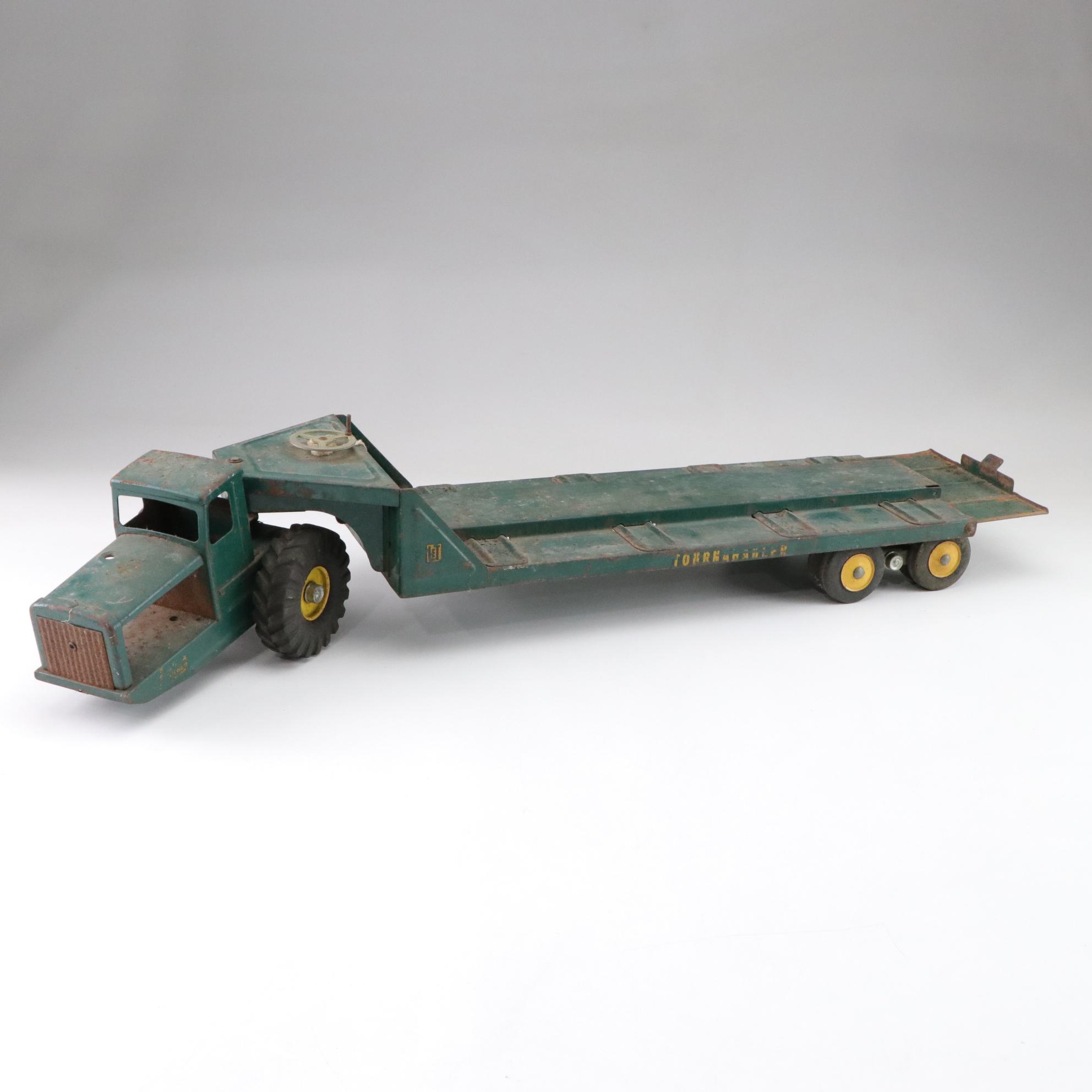 Structo Pressed Steel Dump Truck & Other Diecast Toys