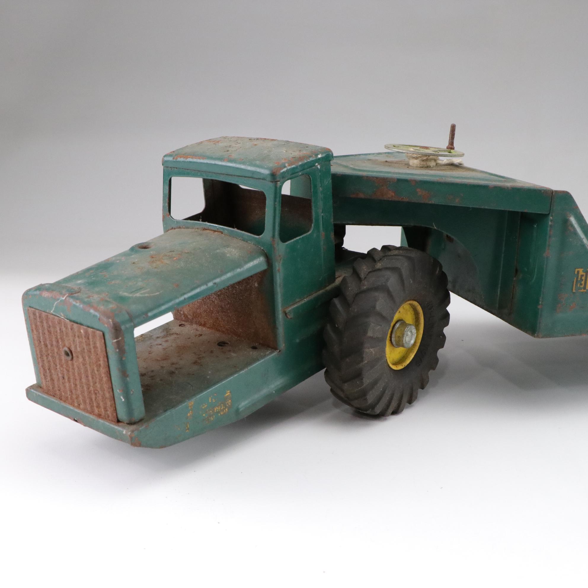 Structo Pressed Steel Dump Truck & Other Diecast Toys