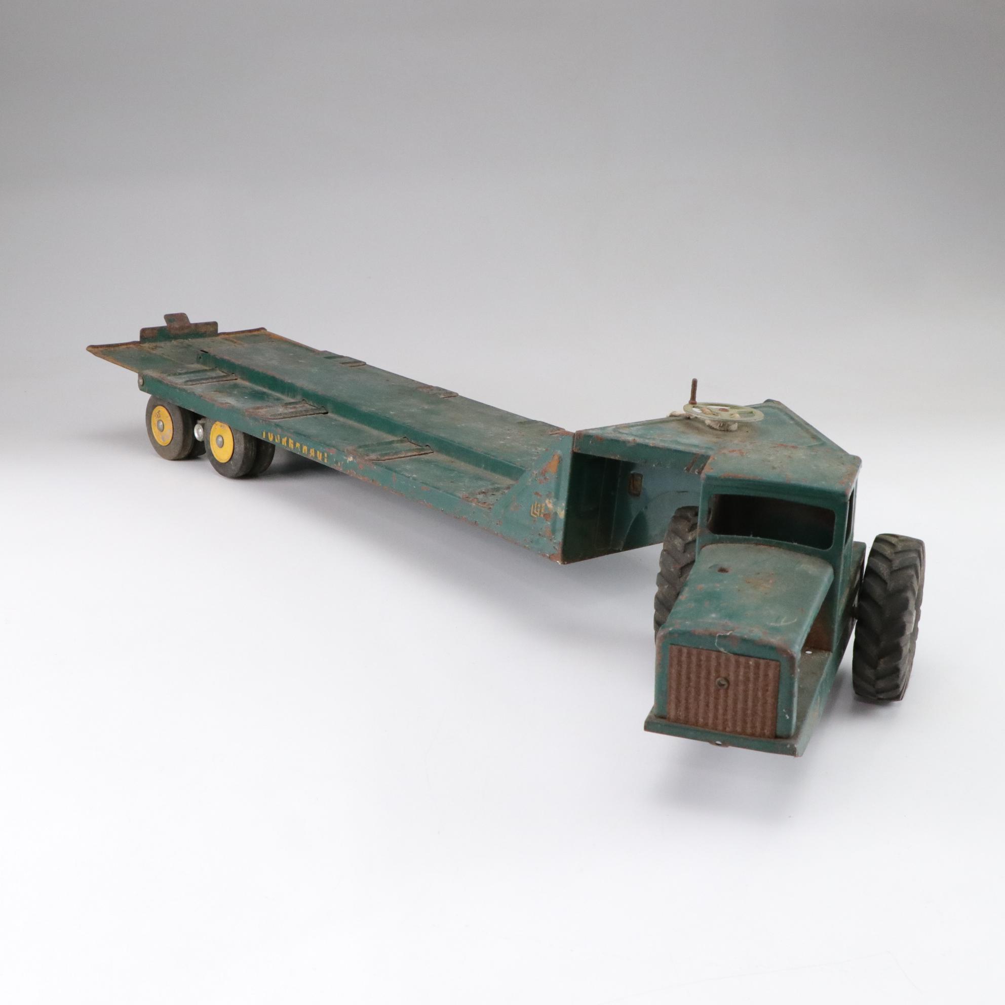 Structo Pressed Steel Dump Truck & Other Diecast Toys