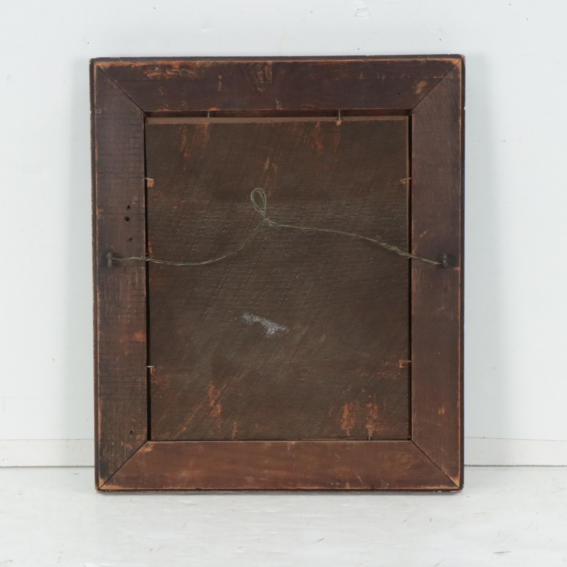 Mixed Media Drawing of Dog Portrait "A Tough Proposition"