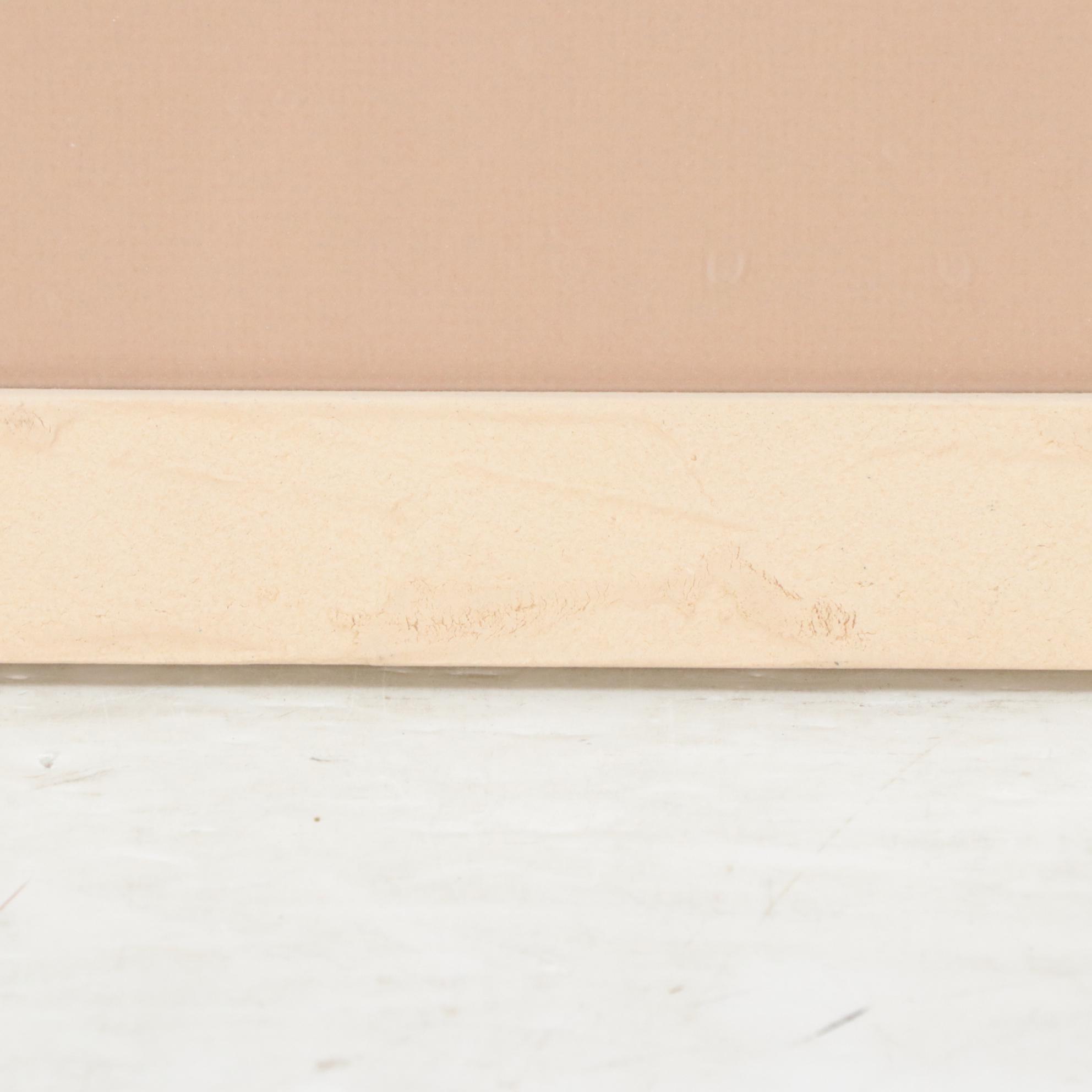 Addie Draper Chalk Pastel Drawing of Desert Landscape, 1997