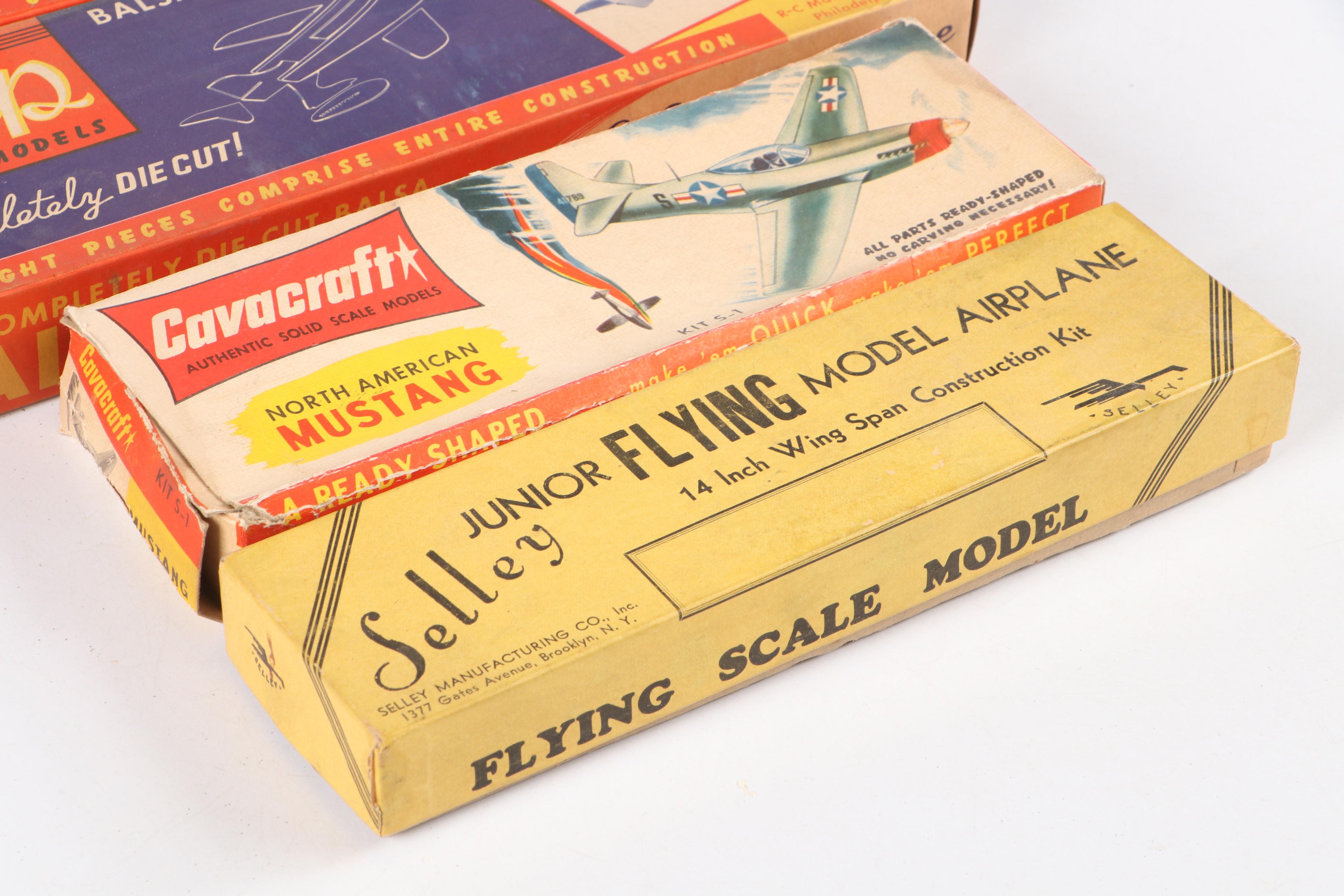 Quick 8-Up "F7U Cutlass," "F-86 Sabre" and More Airplane Model Kits, Mid-20th C.