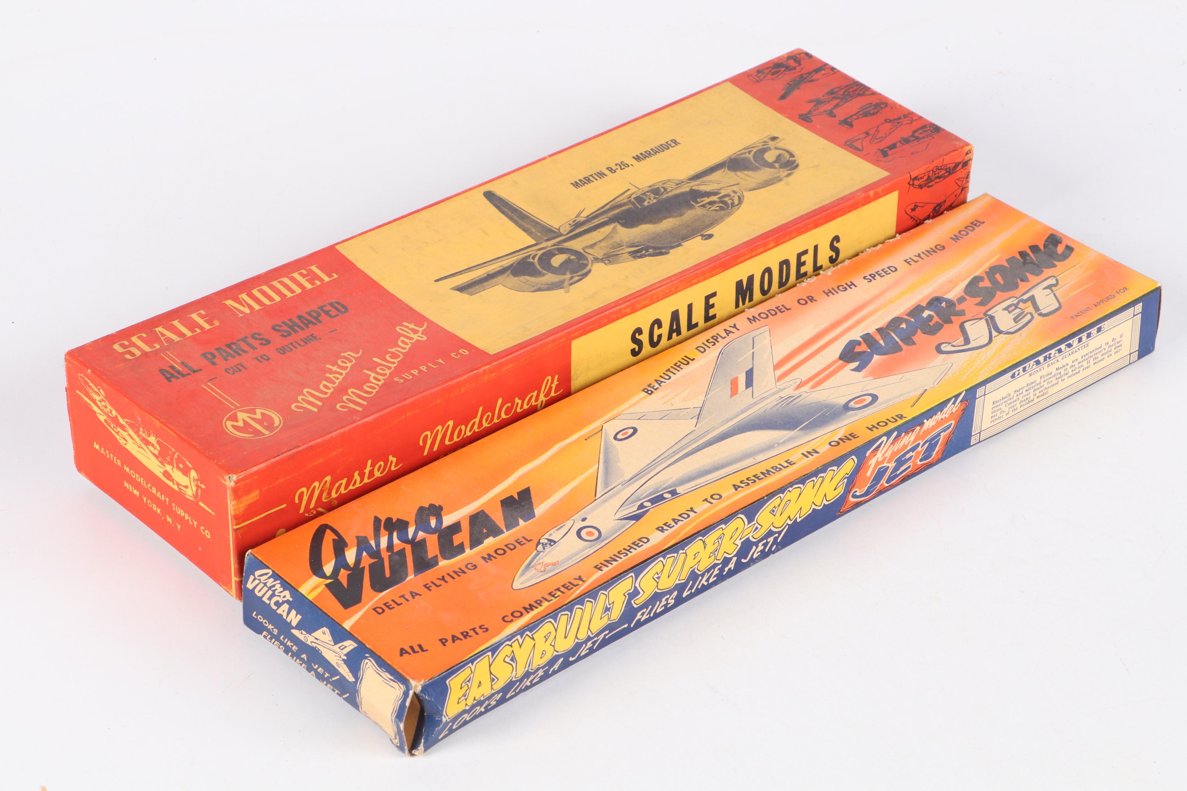 Quick 8-Up "F7U Cutlass," "F-86 Sabre" and More Airplane Model Kits, Mid-20th C.
