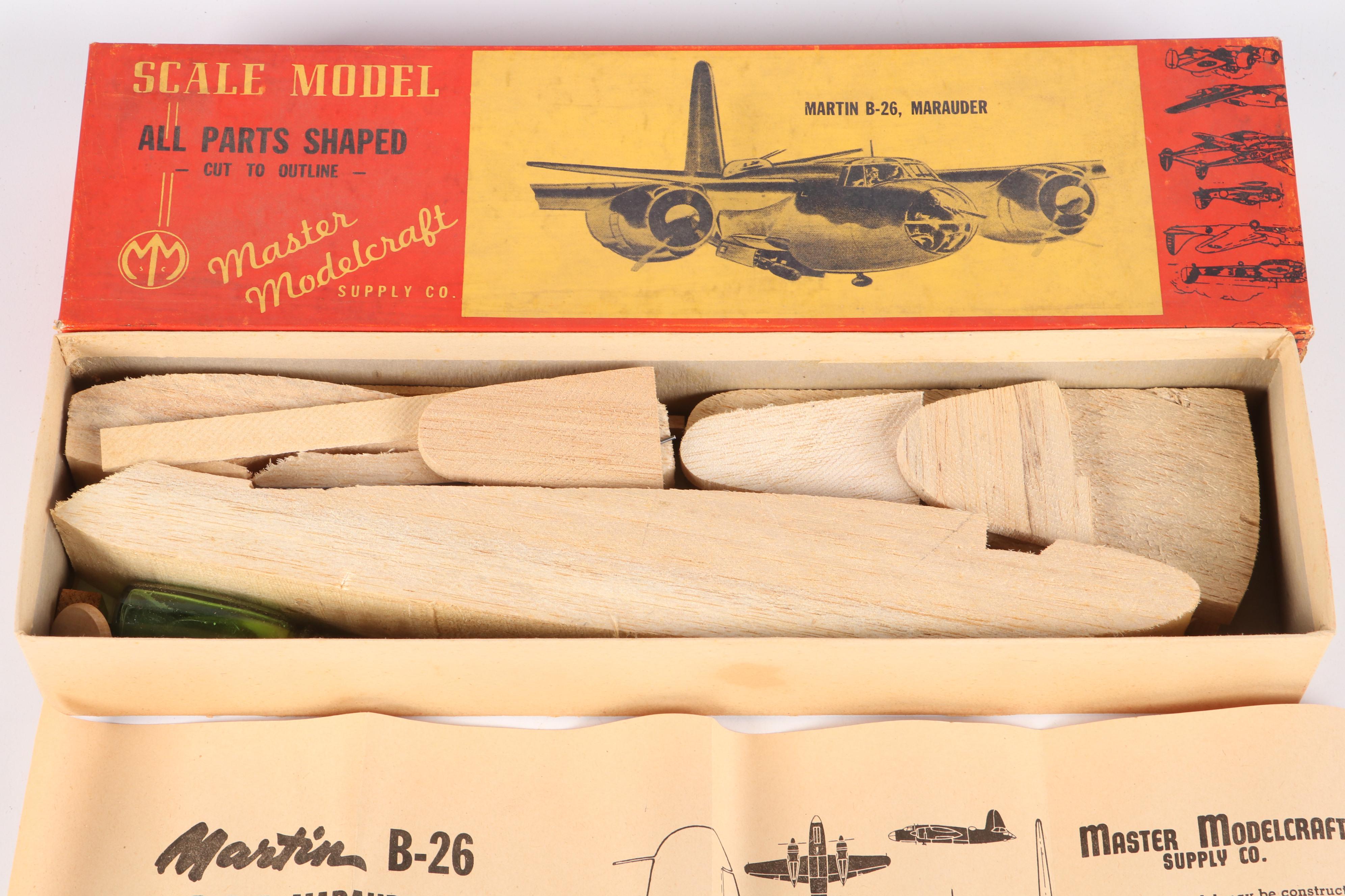 Quick 8-Up "F7U Cutlass," "F-86 Sabre" and More Airplane Model Kits, Mid-20th C.