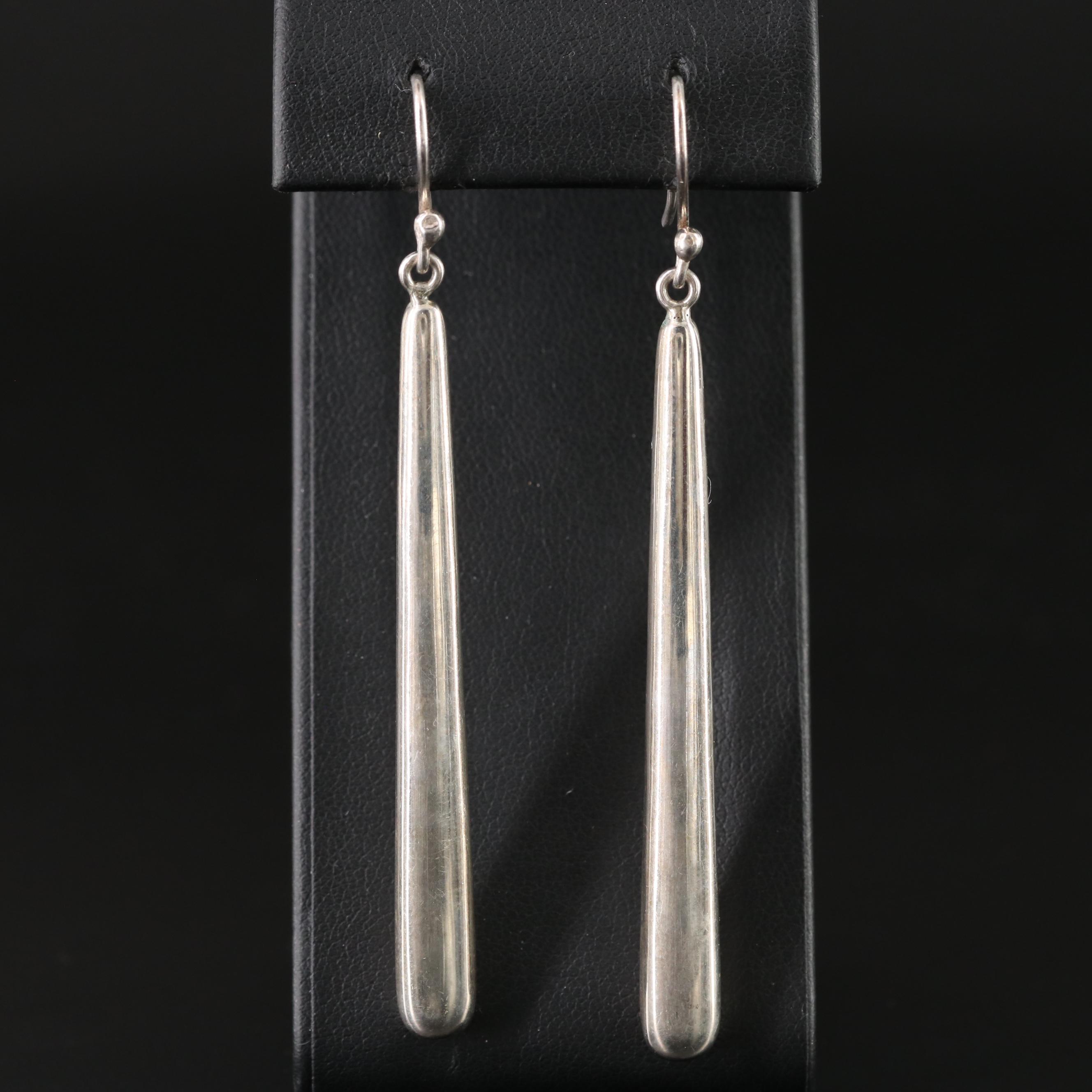 Sterling Torpedo Earrings
