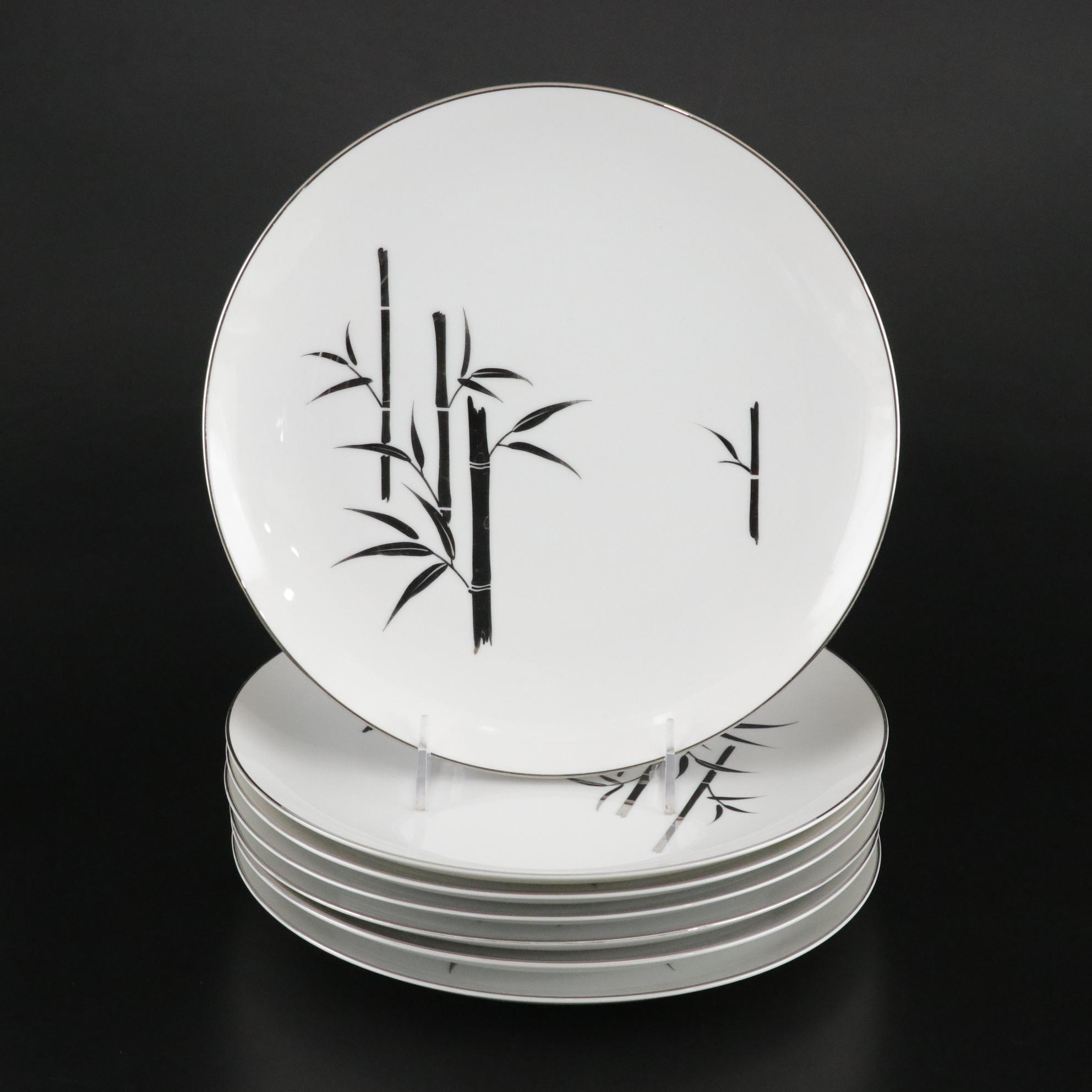 Best China "Bamboo" Porcelain Dinnerware, Late 20th Century