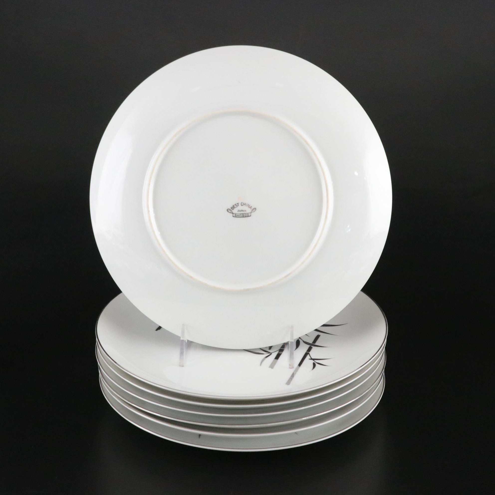 Best China "Bamboo" Porcelain Dinnerware, Late 20th Century